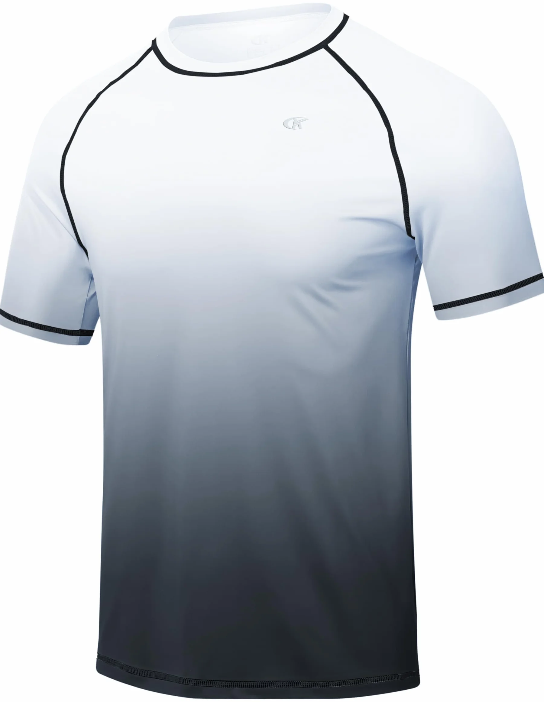 Camiseta Rashguard Hombre UV Manga Corta Secado Rápido Transpirable Surf Natación