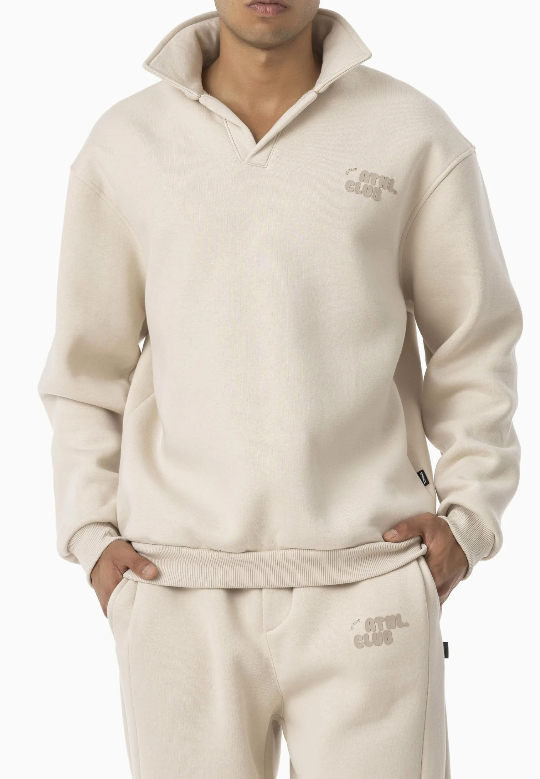 Redbridge - Spruce - Polo para hombre de algodón de manga larga, cómodo traje de ocio y deporte