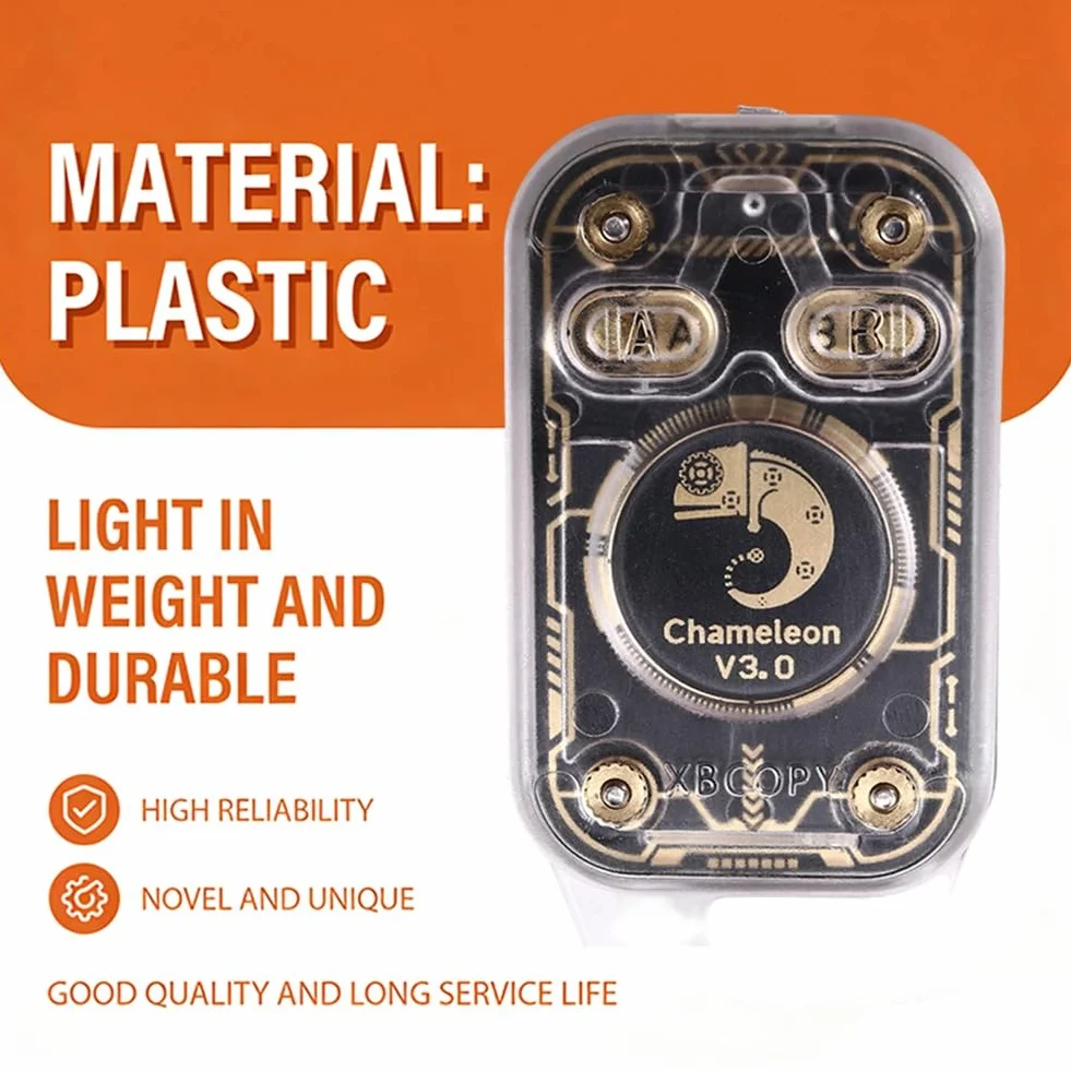 Chameleon V3.0 RFID Lector de Chips Inteligentes 125K 13.56M NFC Read Writer con 5 Llaveros UID