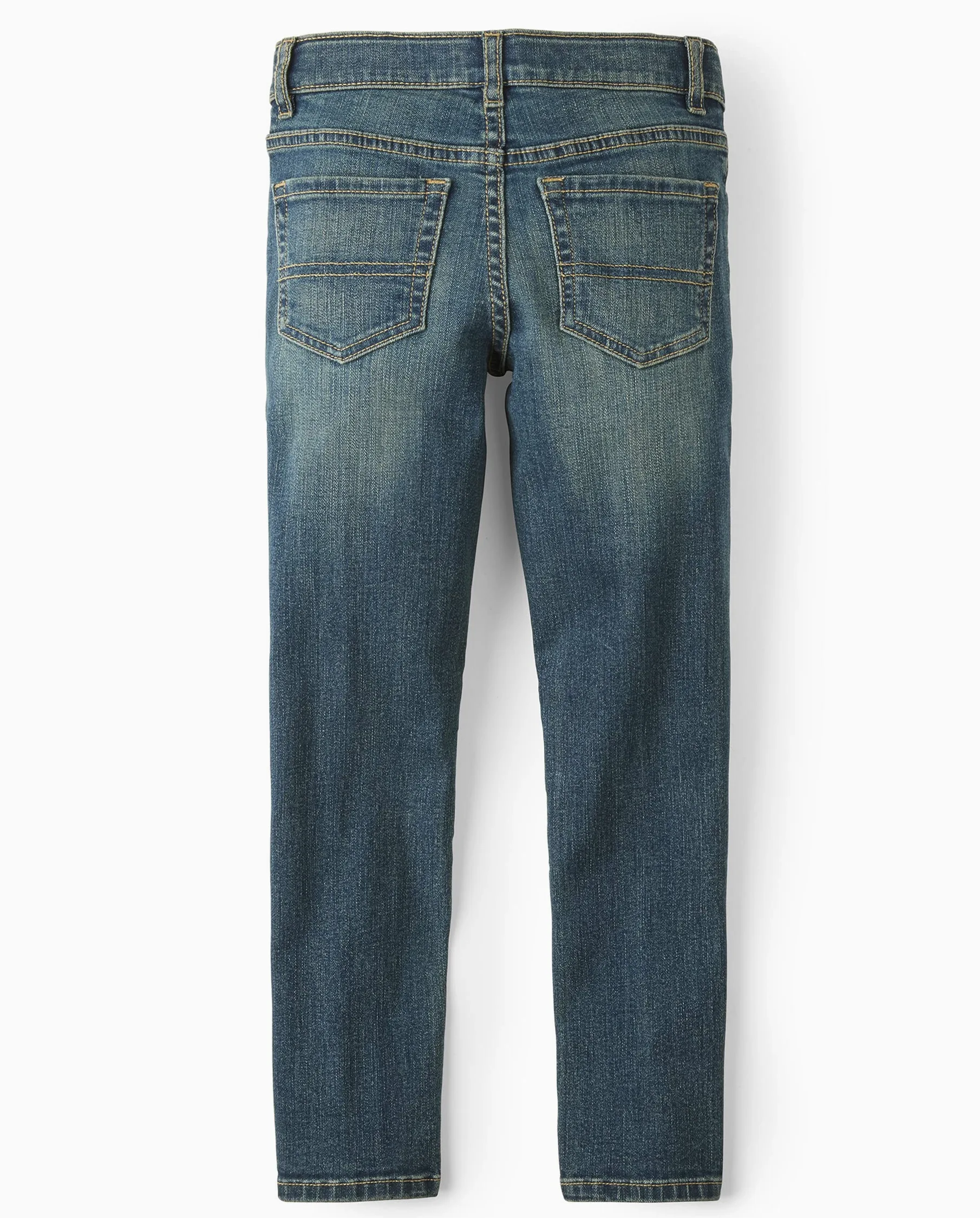 The Children's Place Straight Leg Jeans, Carbon Wash/Deep Blue Wash/Dark Juptier/Dark Rinse Wash, Paquete de 4, 14 (Pack de 4) para Niños