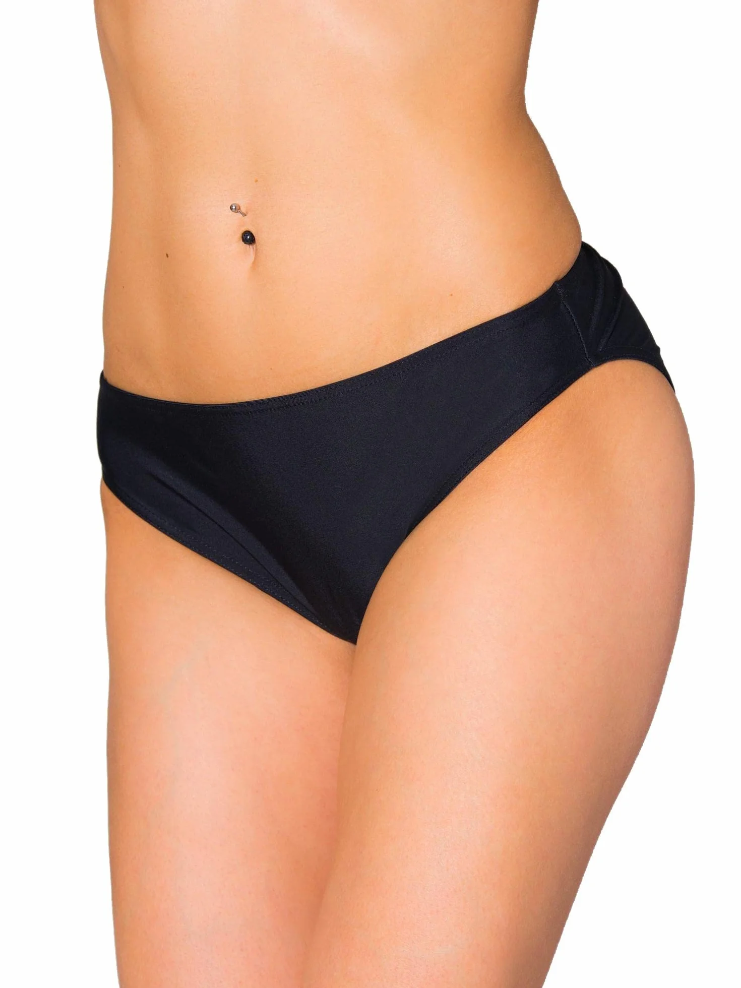 Aquarti Bragas de Bikini Mujer con Cintura Media – Braga Mujer Bikini Clásica en Colores Lisos