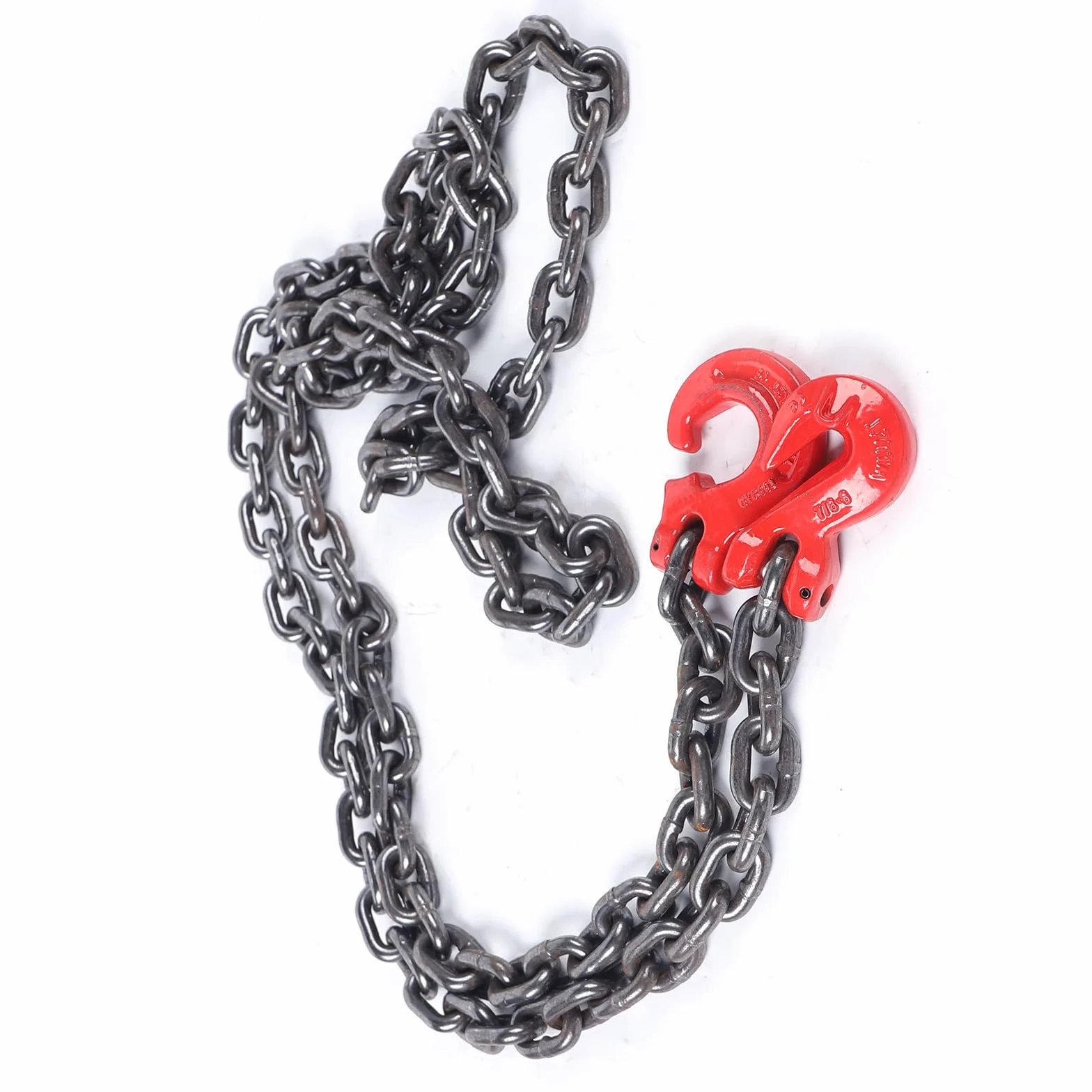 Cadena colgante de acero aleado 8 mm 3 m 1 hilo grúa elevación 2T