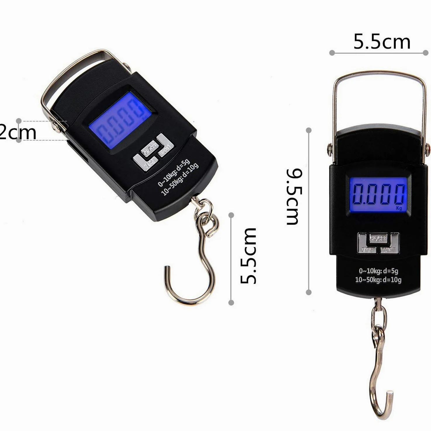 Báscula Portátil For Equipaje, Balanza Electrónica Digital For Maletas(10pcs)