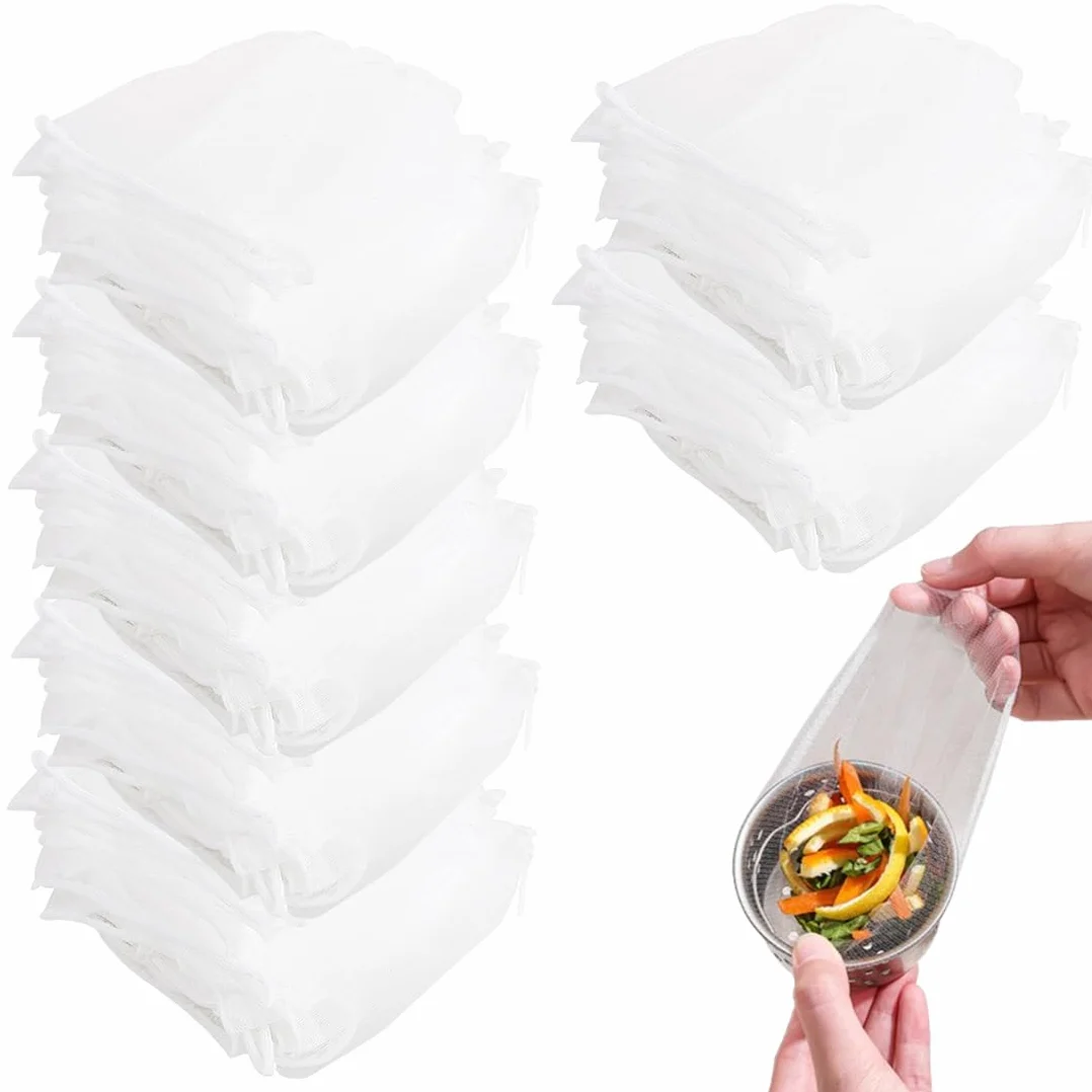 Bolsas filtrantes elásticas 9×9 cm para fregadero 200 unidades