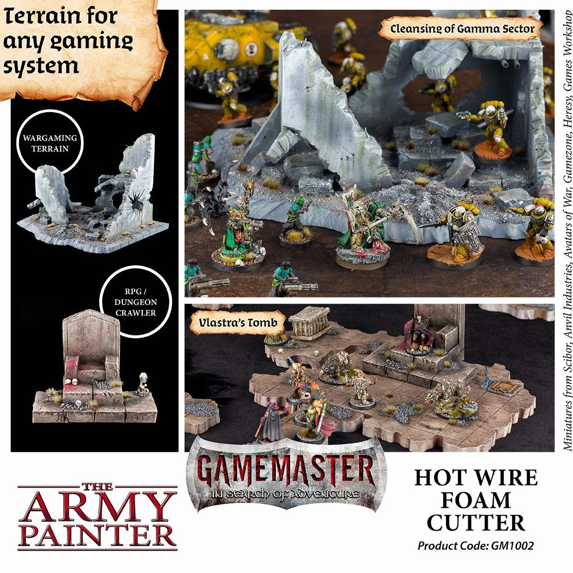 The Army Painter Gamemaster Cortador de Espuma Hot Wire para Tablas de Espuma Juegos de rol