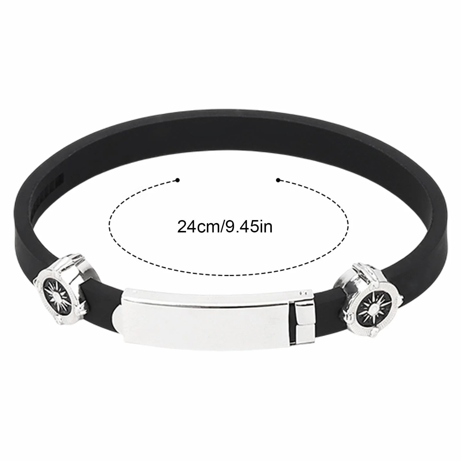 Pulsera antiestática de silicona, correa de muñeca antiestática impermeable