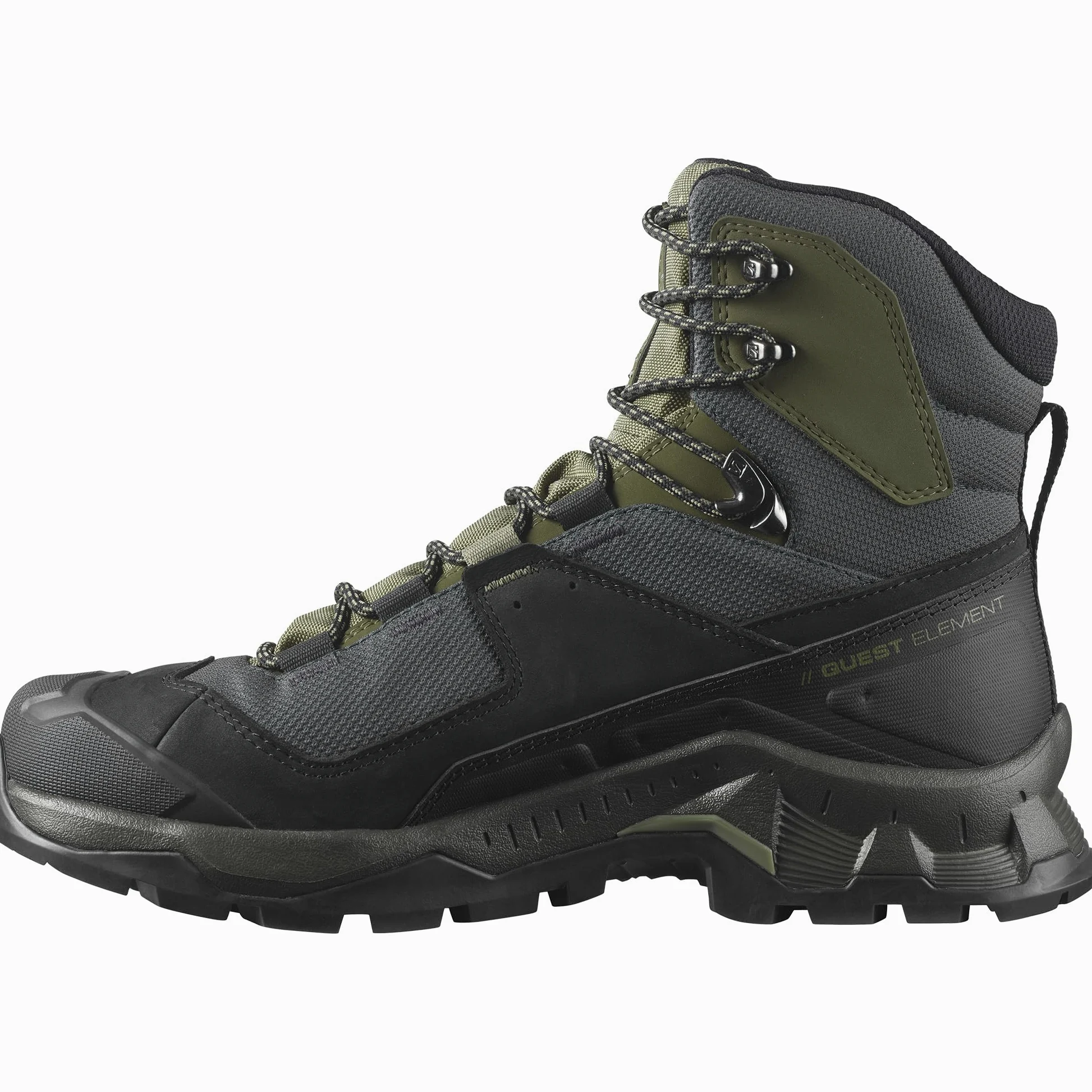 Salomon Quest Element Gore-Tex Botas de Senderismo de Piel para Hombre, Impermeable, Agarre Máximo, Zapatos Trekking