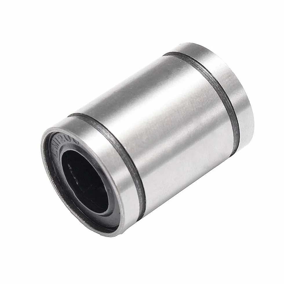 Bujes de rodamiento de bolas lineales LM12UU sellados de goma 12 mm diámetro interior