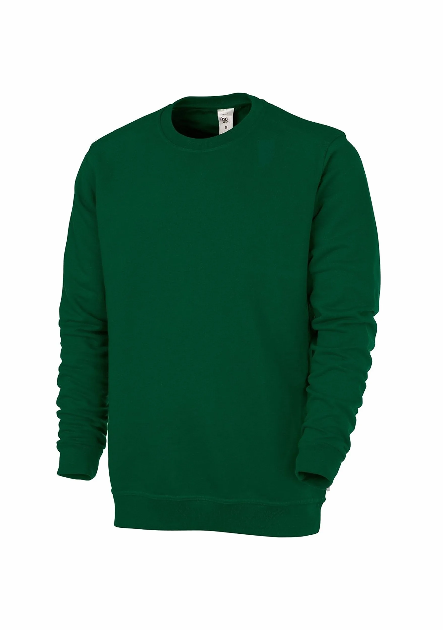 BP 1623-193-110-XS - Sudadera unisex de manga larga, cuello redondo, puños y dobladillo, 320,00 g/m², algodón reforzado