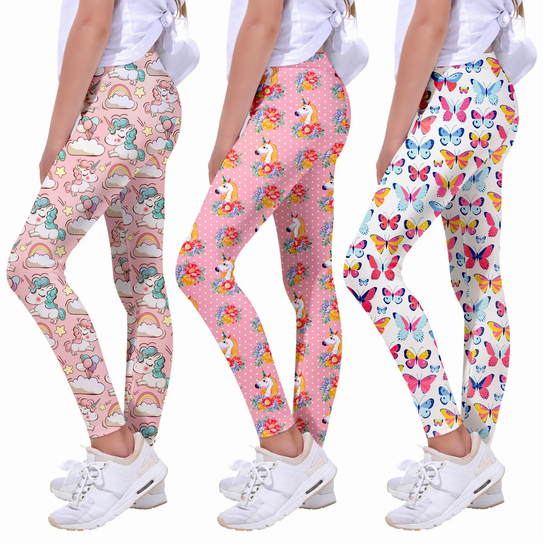 Quedoris - Leggings de Yoga para niña (3 a 13 años)