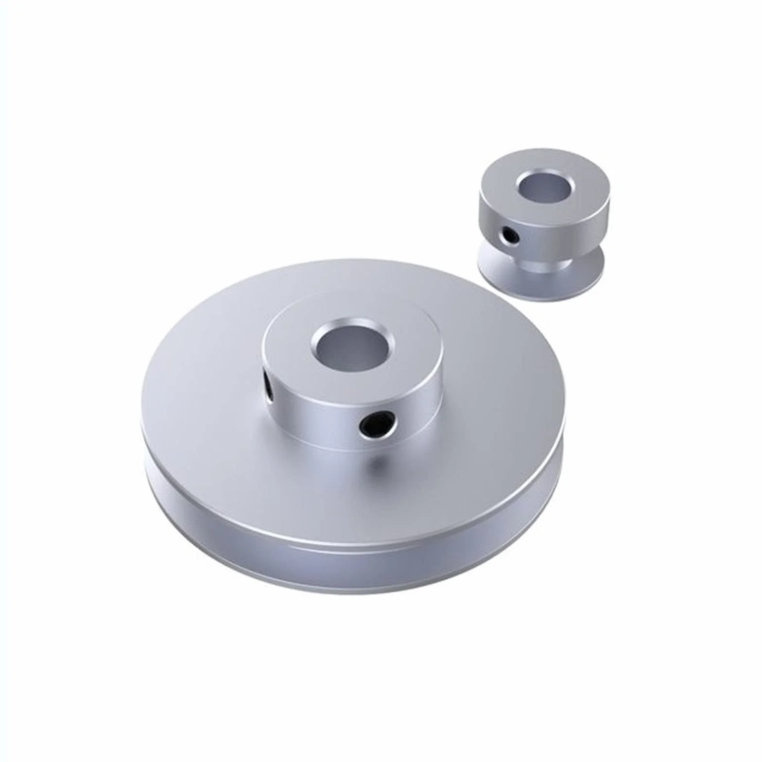 Polea ranurada simple CHANCS 30 mm diámetro exterior 12 mm diámetro interior fijo para taladradora Correa redonda PU 6 mm