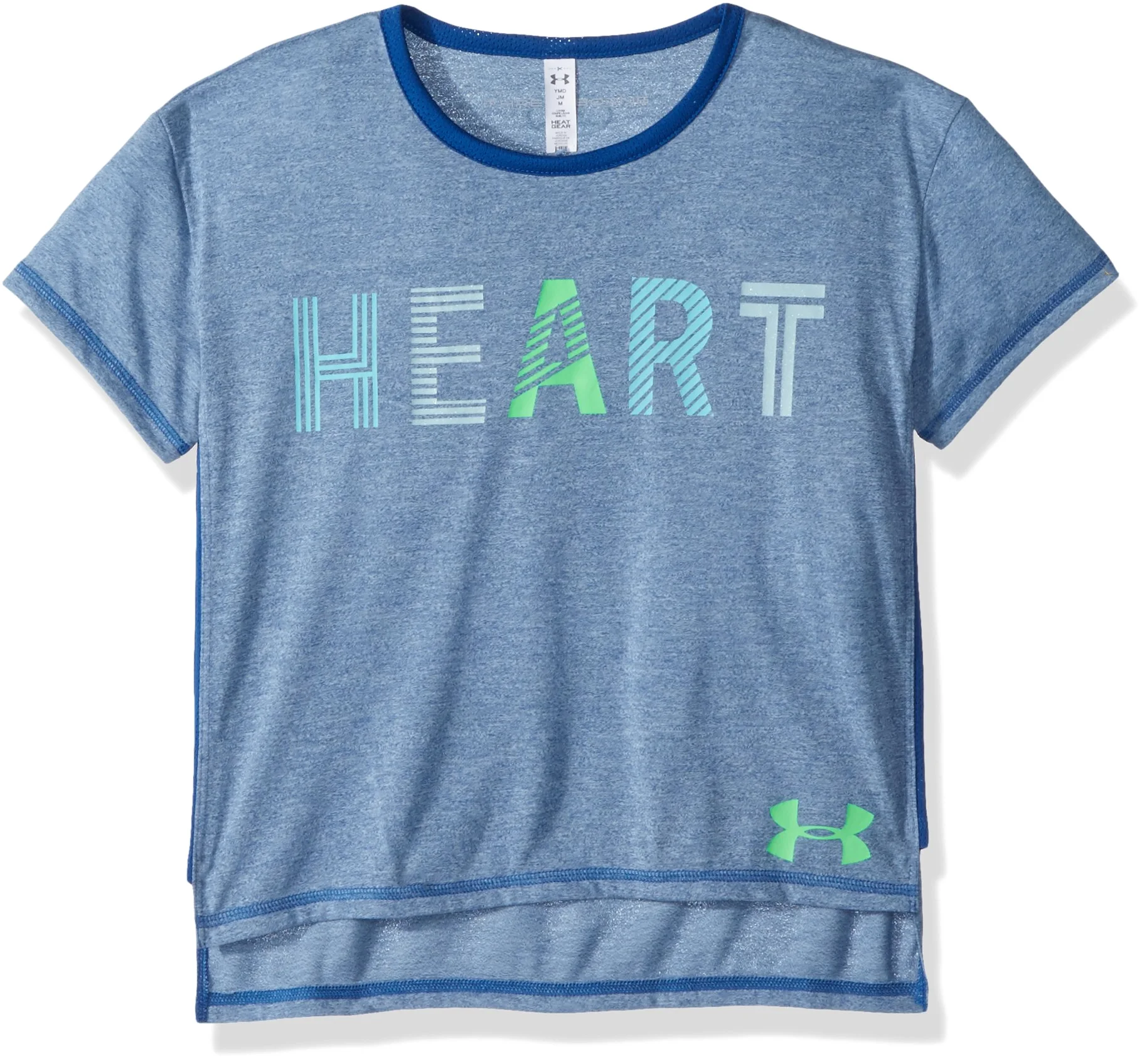 Under Armour Camiseta de corazón de niña