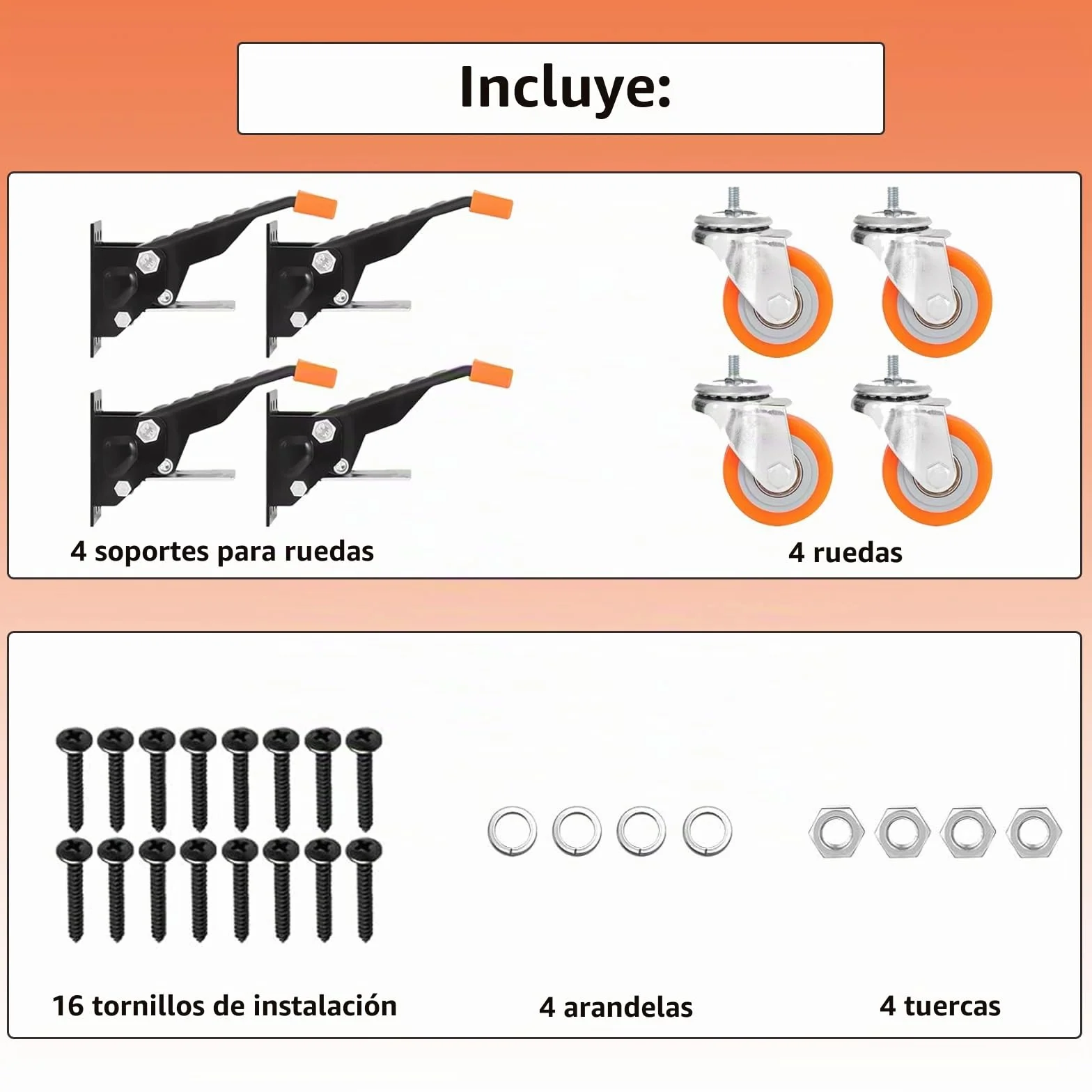 Ruedas para banco de trabajo 65 mm juego 4 ruedas giratorias elevación descenso 300 kg