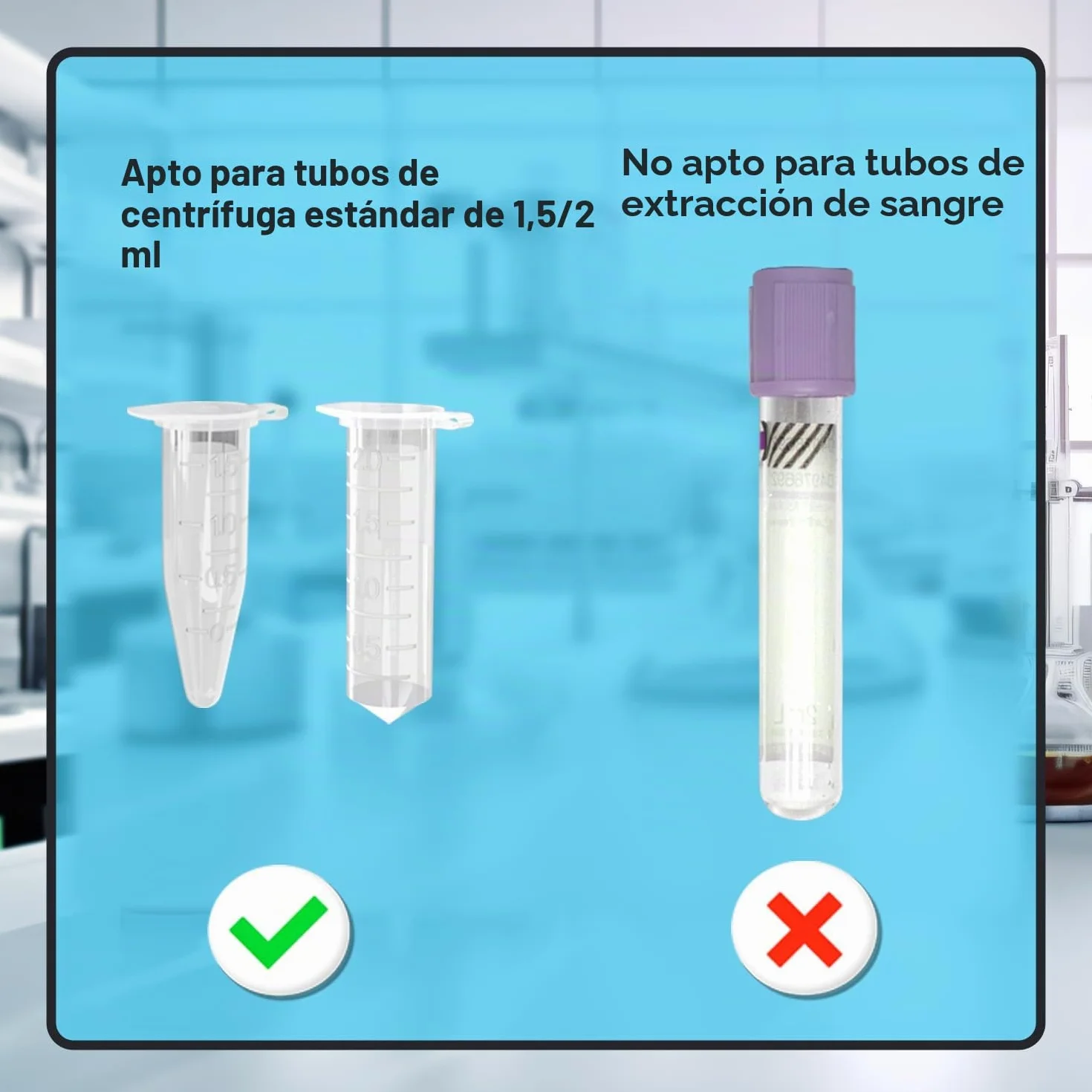 ONiLAB Centrífuga Microcentrífuga de Palma 7000RPM 2 Rotores para 8 x 0.2/0.5/1.5/2.0 ml y 32 PCR Tiras