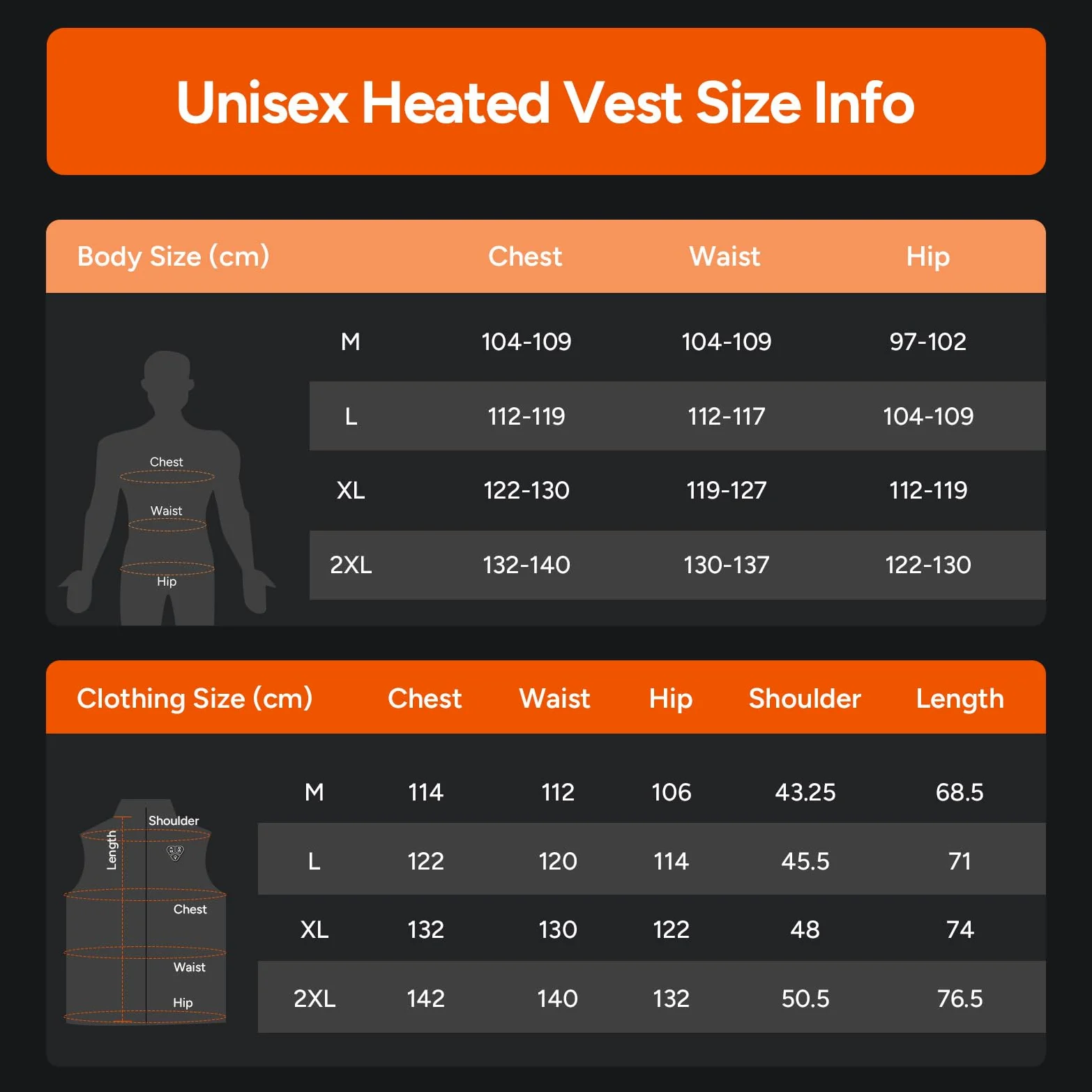 DR.PREPARE Heated Vest Chaleco térmico Unisex adulto (Pack de 1)