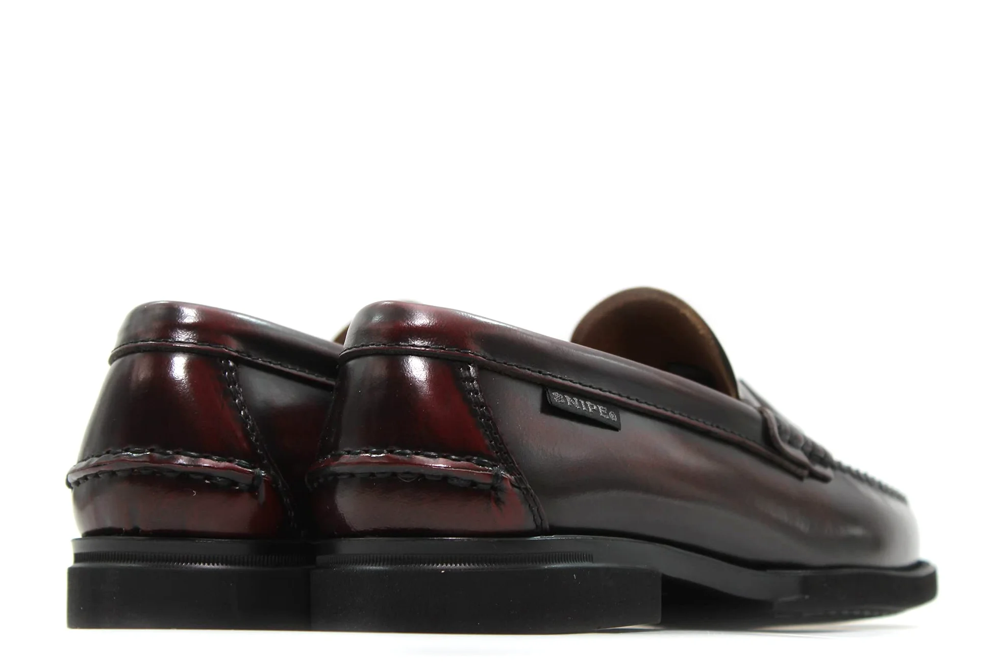 Snipe - Zapato mocasín de Piel,con borlas, Suela de Goma,Castellano,tacón,Ribetes, para: Hombre