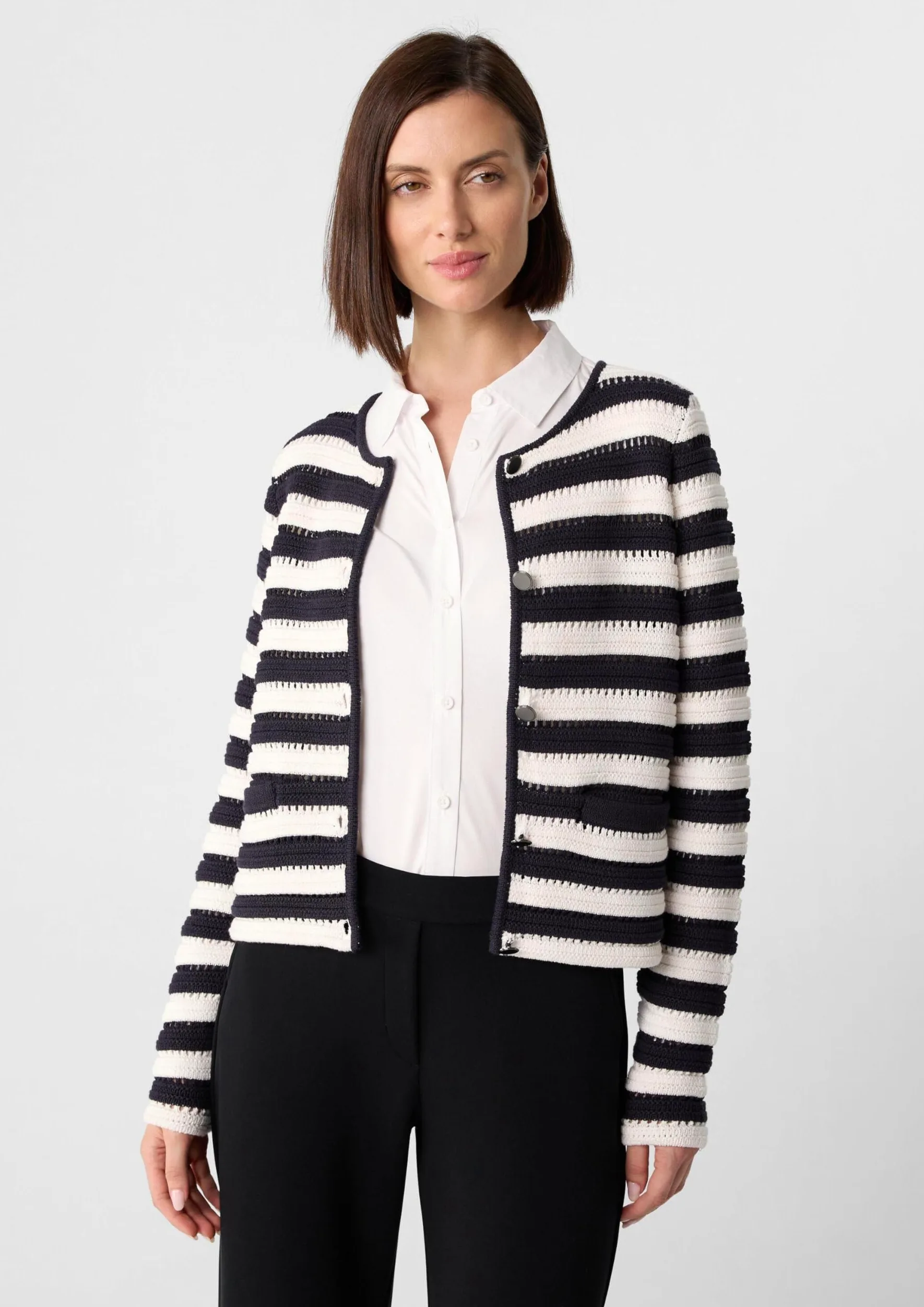 Comma 2168921 Suéter cárdigan Mujer (Pack de 1)