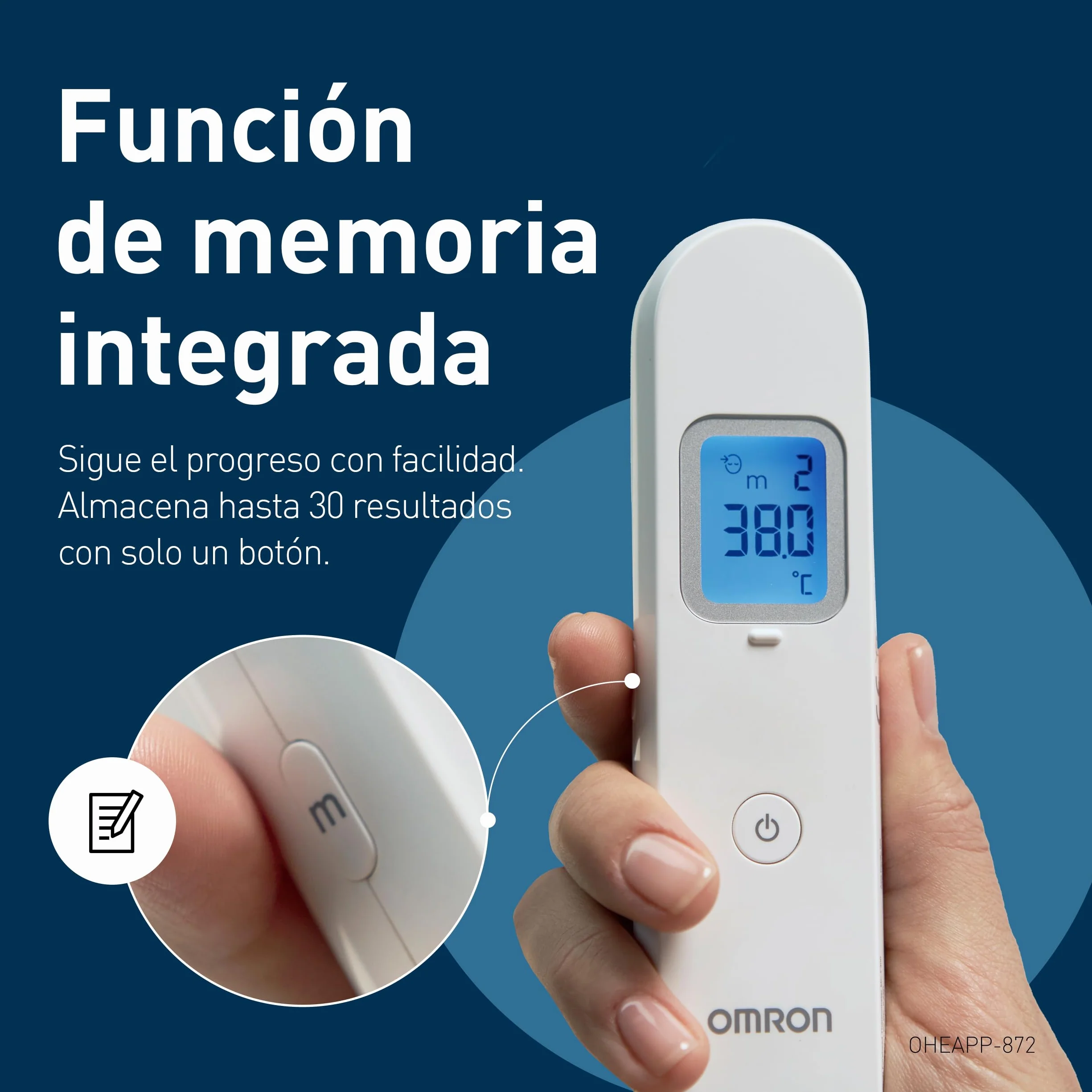 OMRON Gentle Temp 730 Termómetro digital sin contacto infrarrojos para frente líquidos y oído bebé rápido preciso con memoria