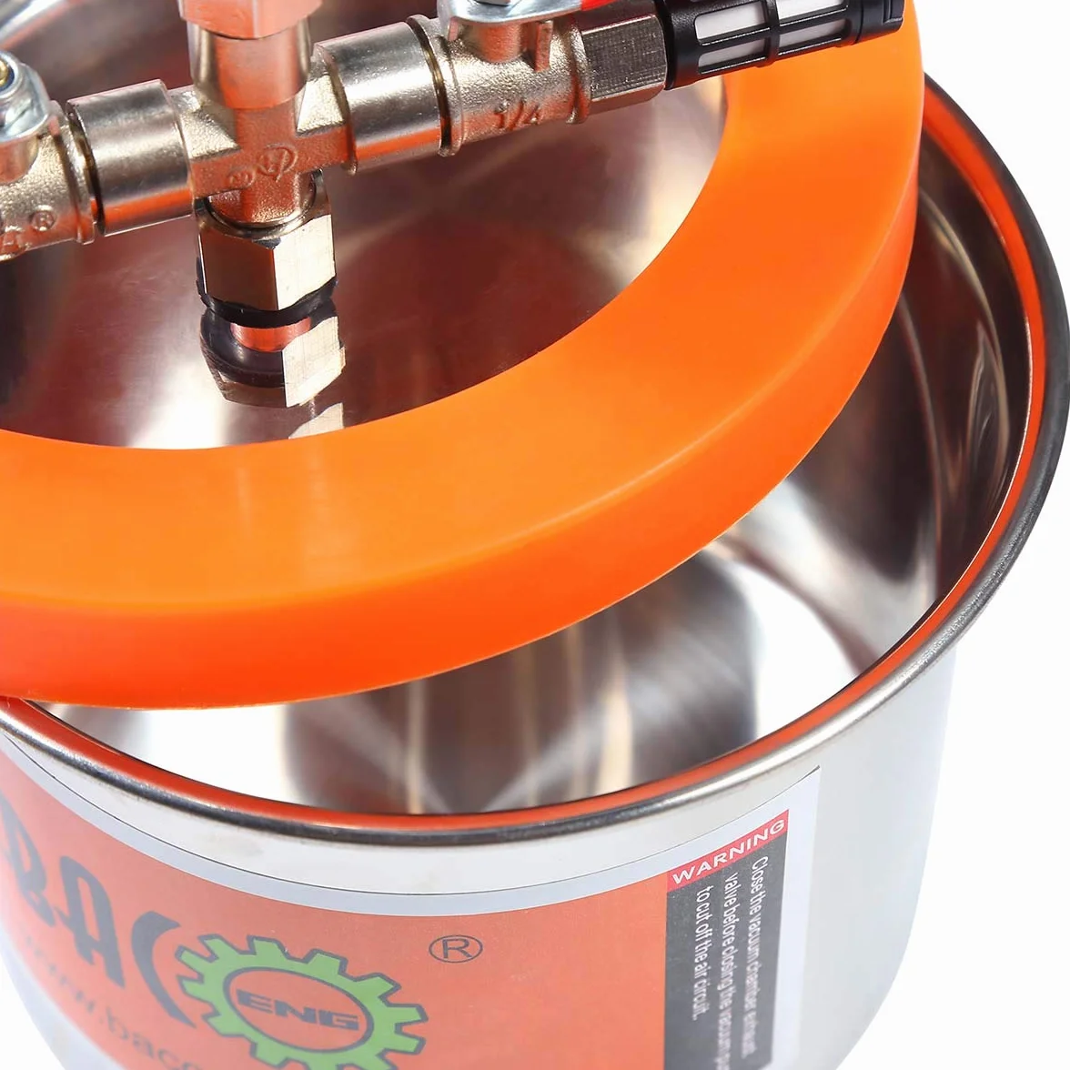 BACOENG 1.2 L Cámara de vacío de acero inoxidable