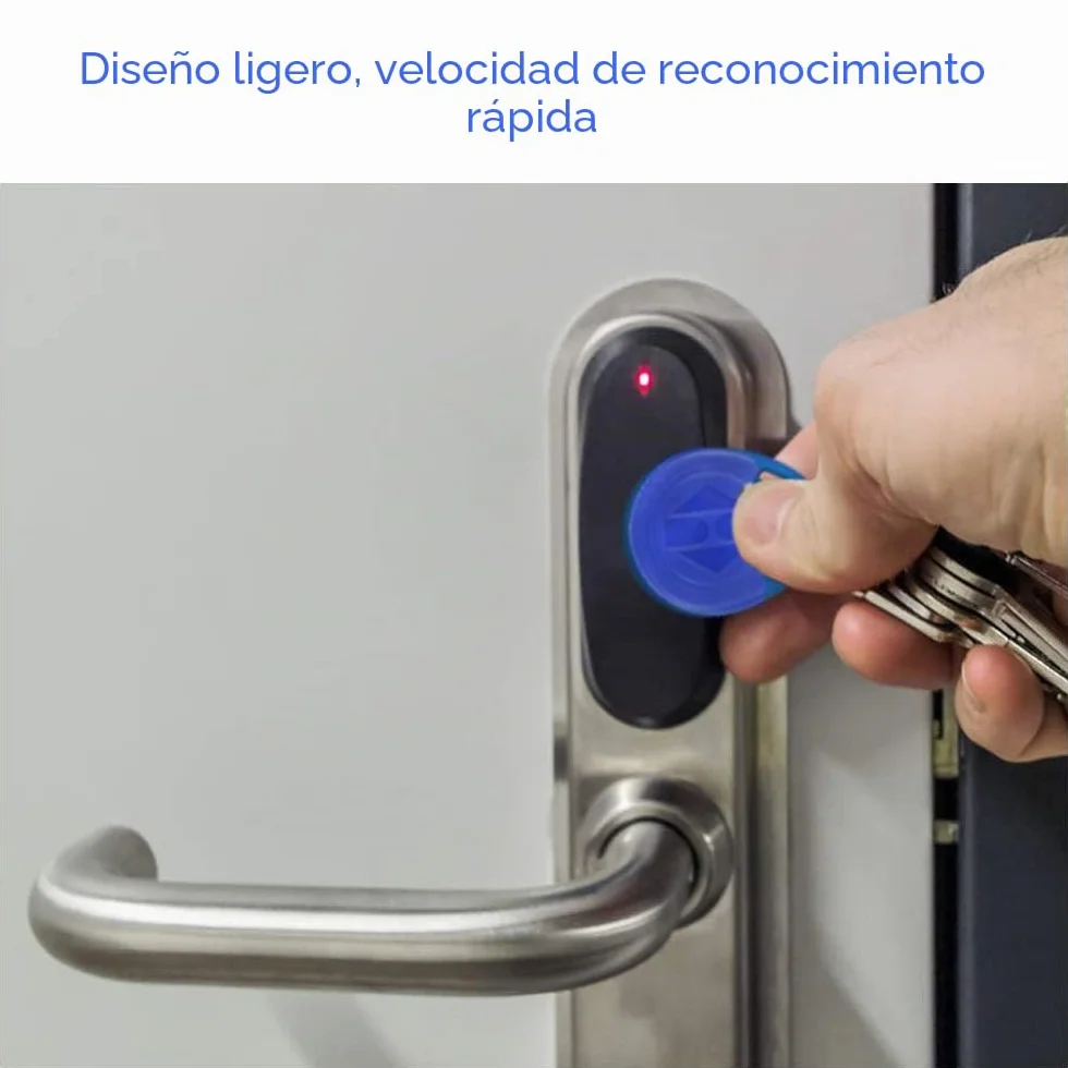 LUCINE 100 unidades 125 KHz RFID Llaveros TK4100 EM4100 para control de acceso