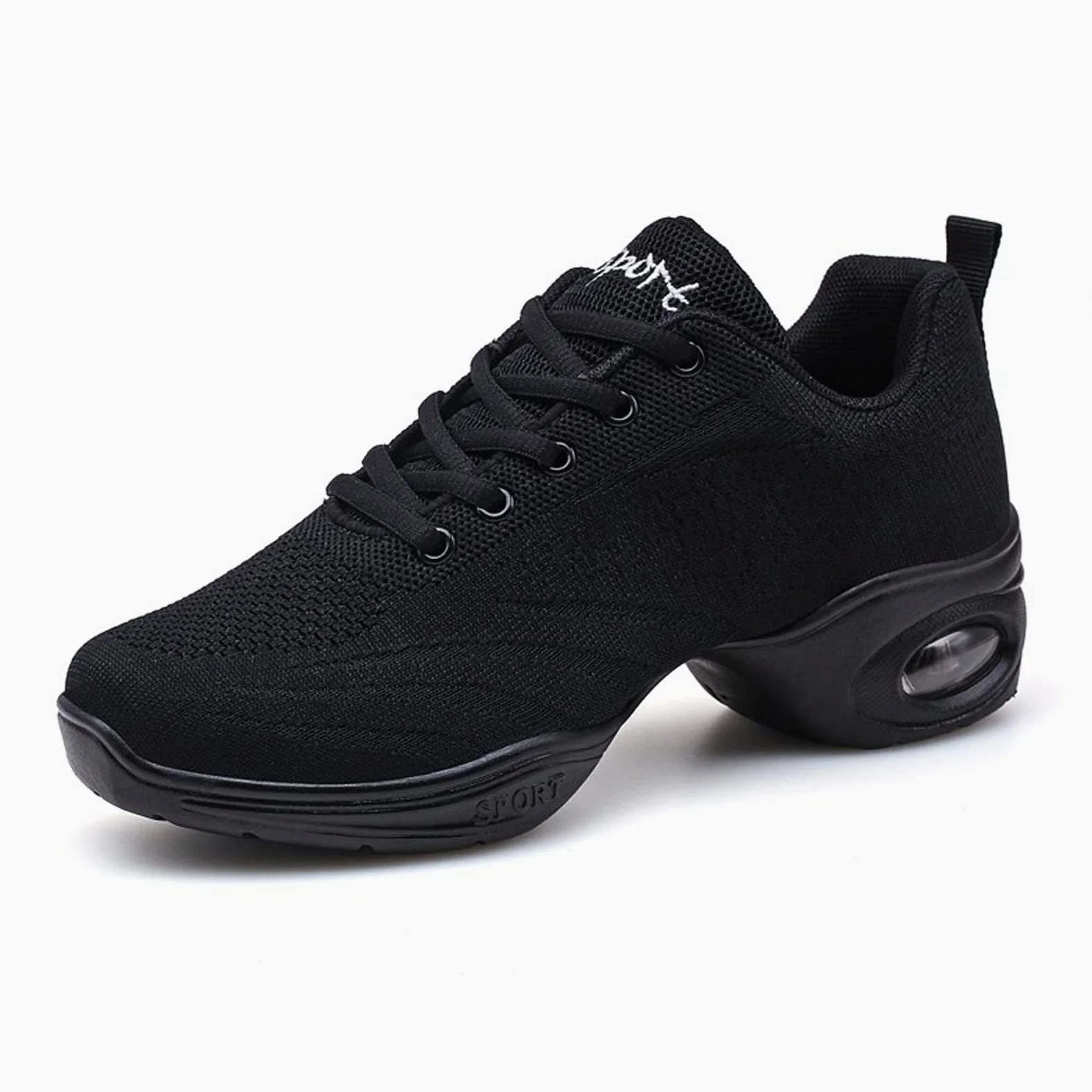 Meidiastra Zapatos de Jazz para Mujer, con Cordones, Suela Dividida, cojín de Aire, Plataforma Moderna