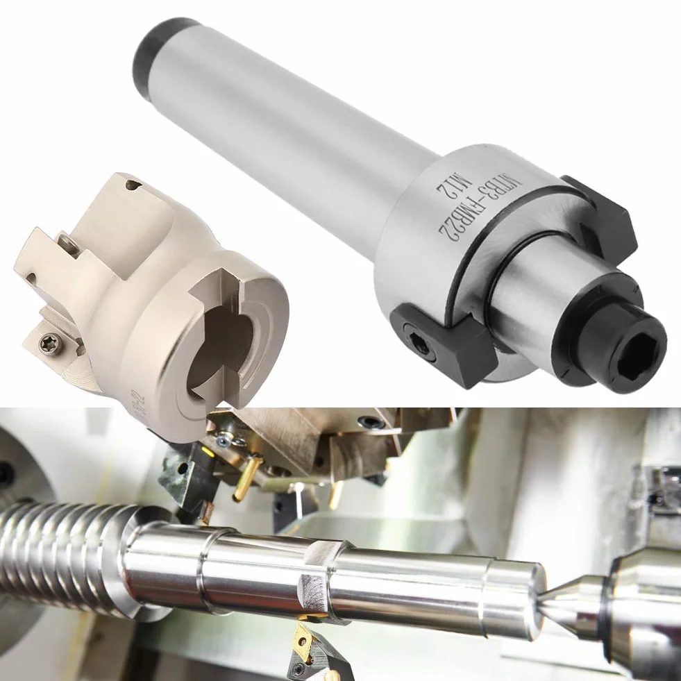 Cortador de molino de extremo facial MT3-FMB22 400R-50-22 con 10 insertos APMT1604 carburo CNC