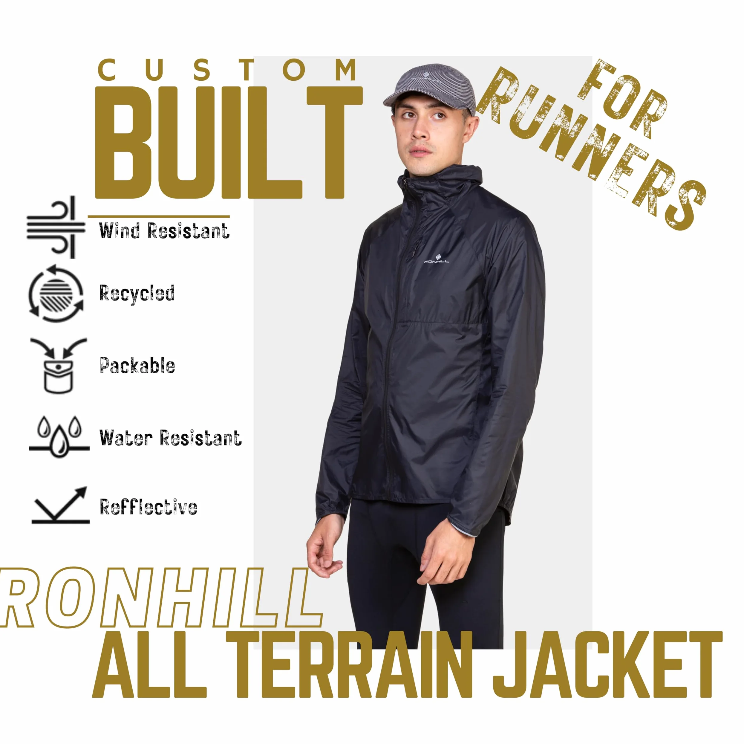 Ronhill Men's Tech All-terrain Jacket Chaqueta para correr Hombre (Pack de 1)