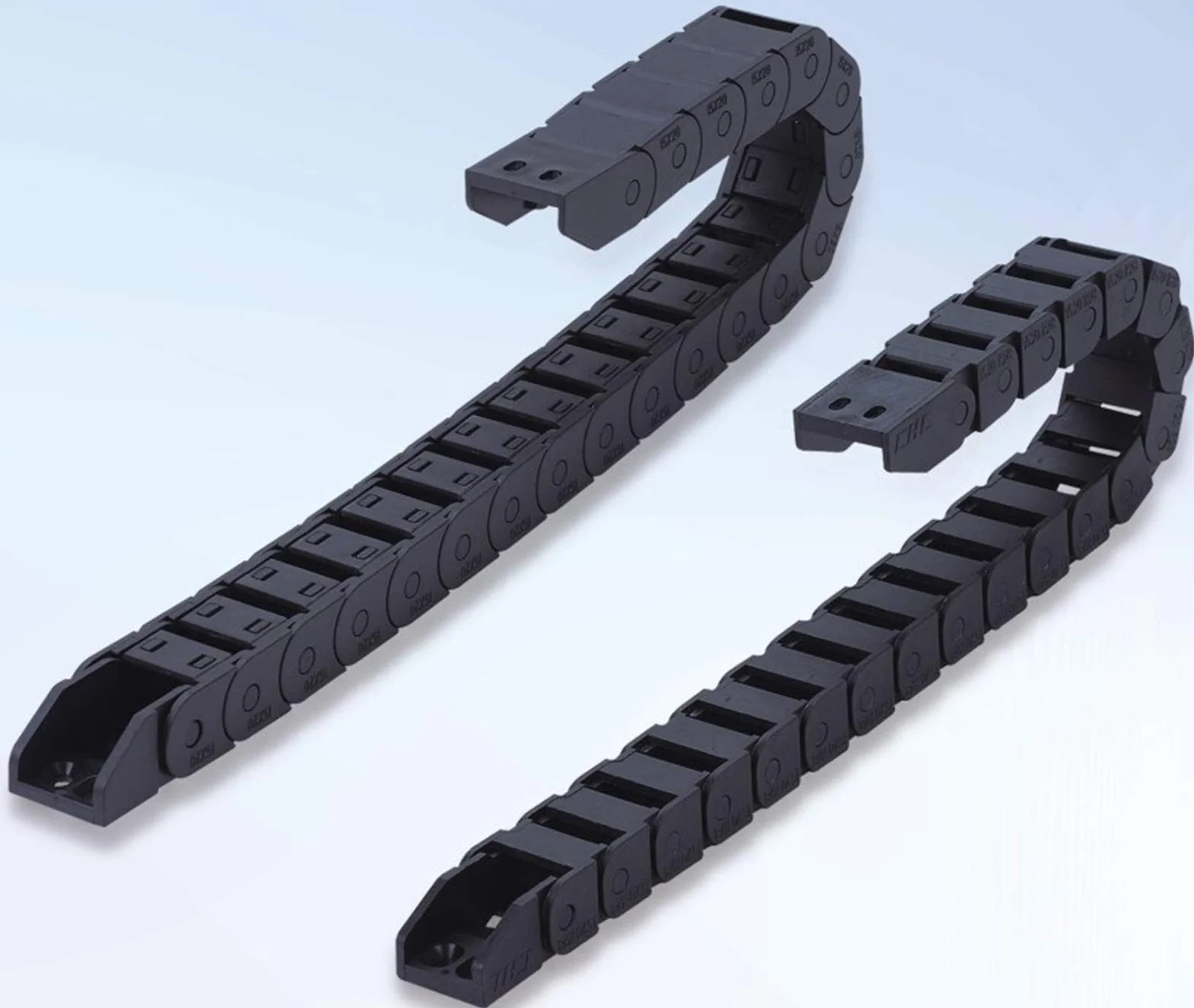 Cadena Portacables 15x15 15x20 15x30 15x40 R38 18x18 18x25 18x37 18x50 mm con Conector Final