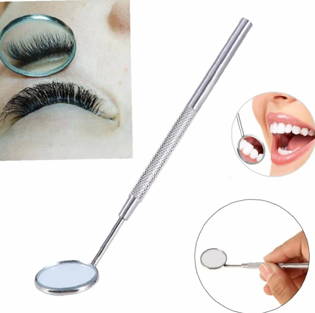 Mini tirador para espejo de boca de acero inoxidable para control de limpieza oral