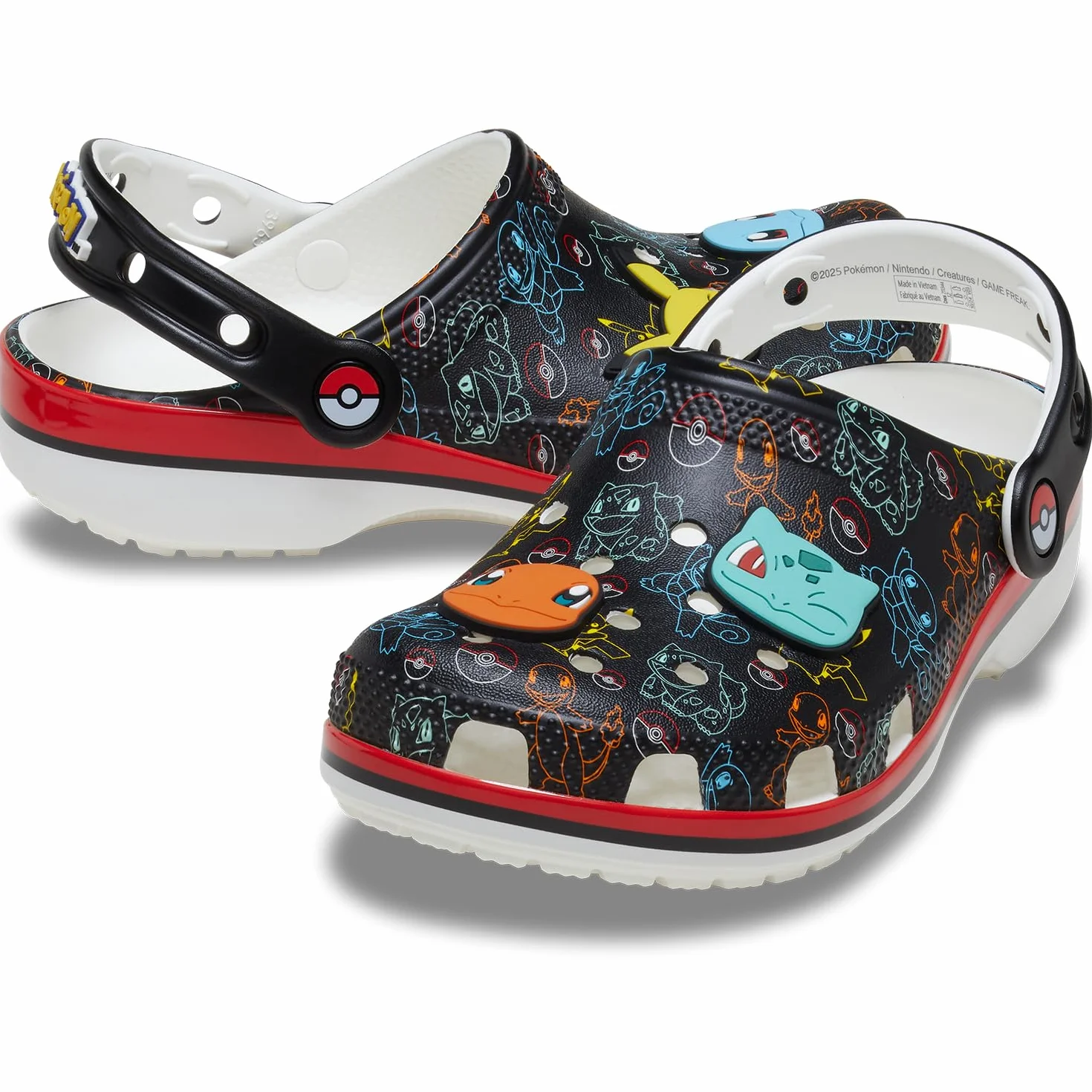 Crocs Pokemon Print CLS CLG K, Zuecos Unisex niños