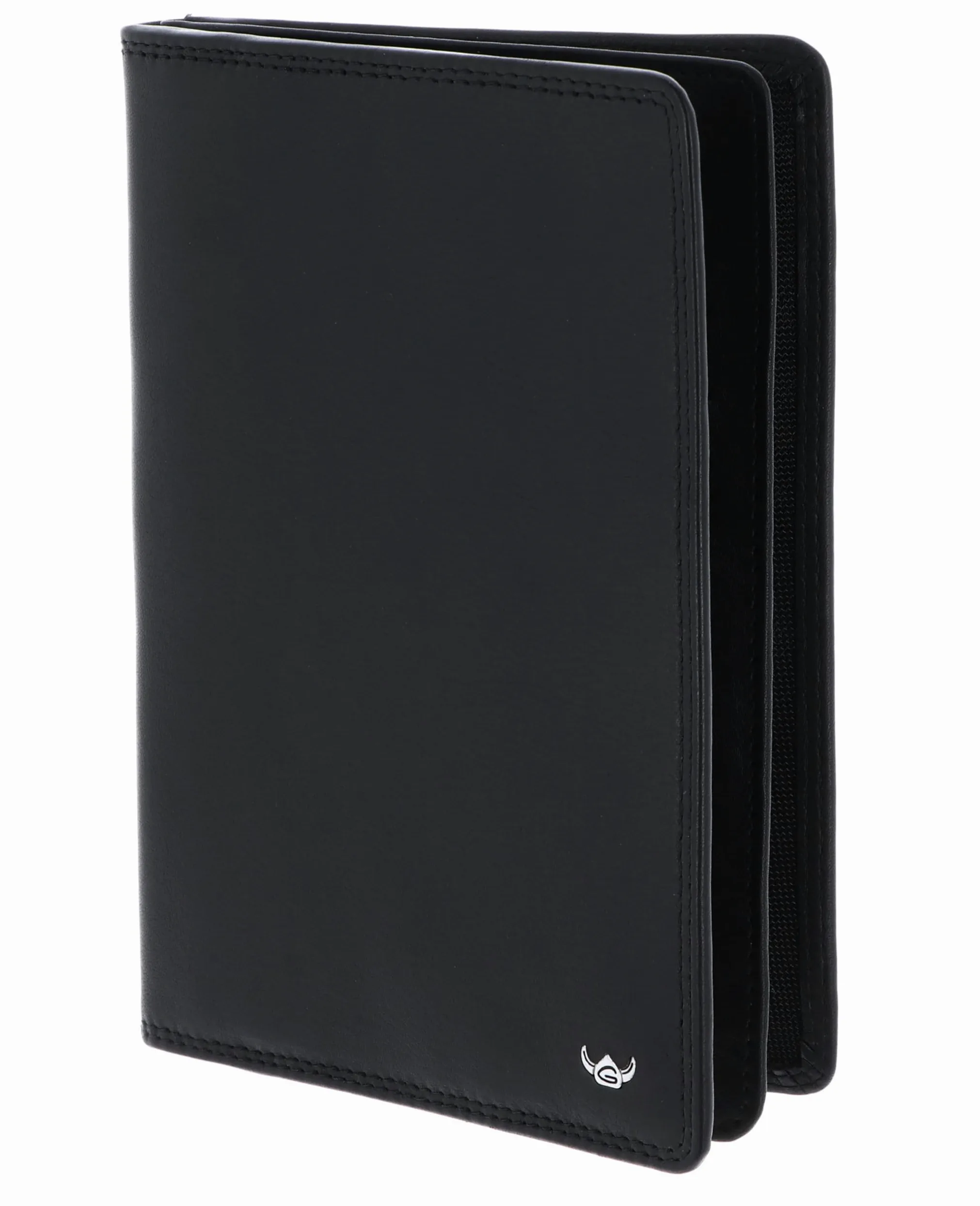 Golden Head Cuero Estuche de identificación Polo RFID Protect Brieftasche mit RV 4040 Schwarz Negro