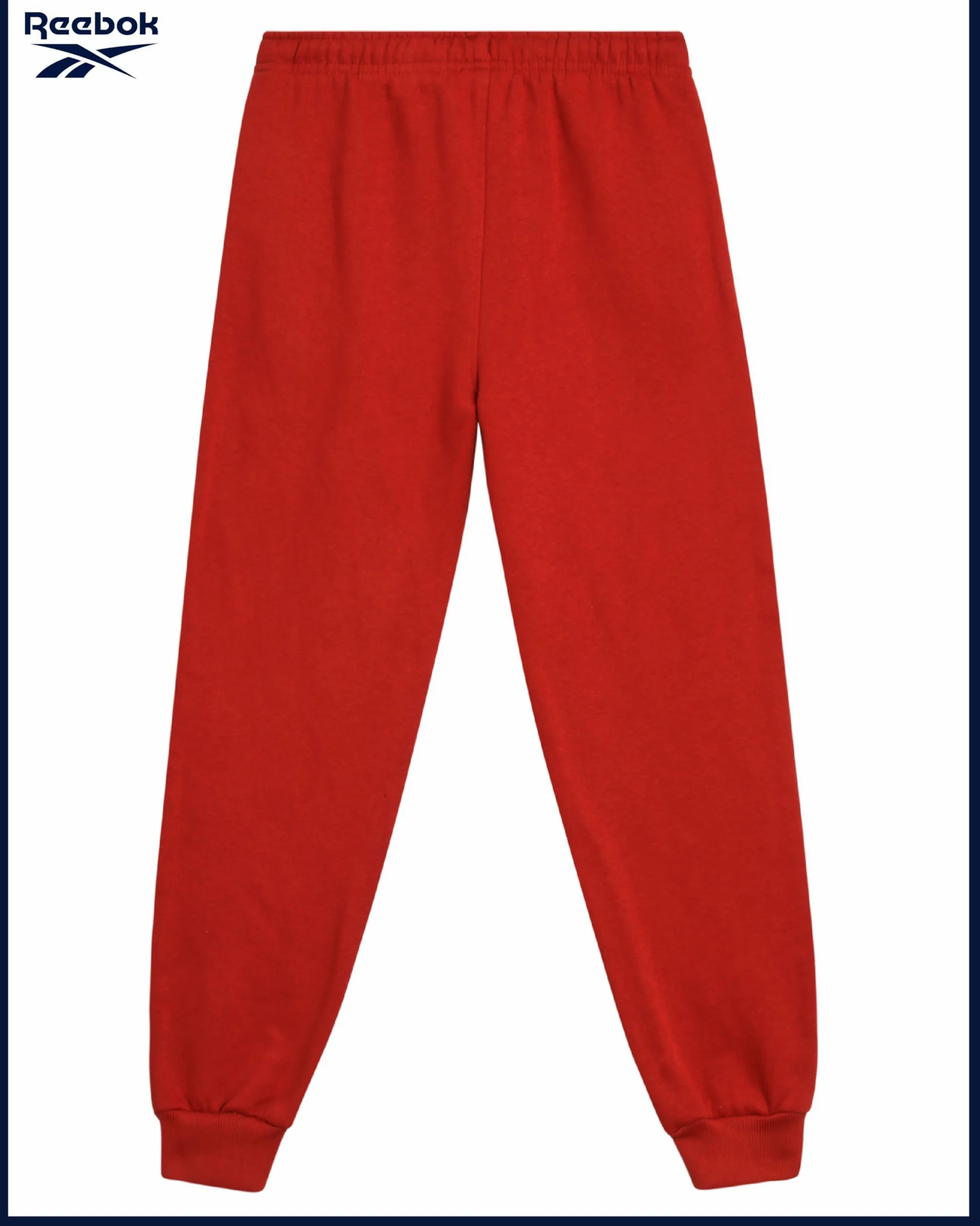 Reebok Pantalones deportivos para niños – Pantalones deportivos de forro polar suave con bolsillos para correr y entrenar (tallas: 8-14)