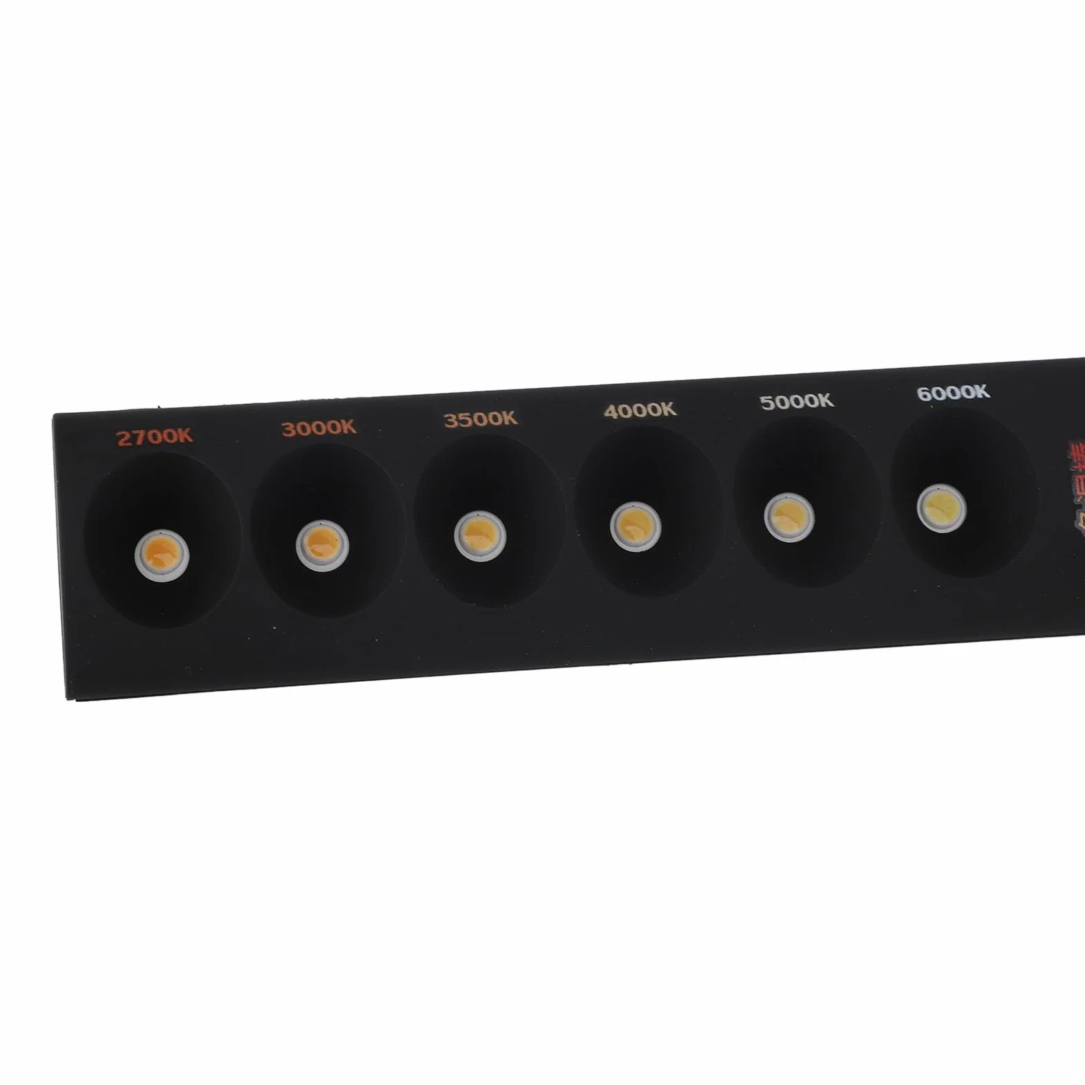 aqxreight Lámpara de Temperatura de Color Portátil Recargable 2700K-6000K 6 Modos Varita de Luz Fotografía