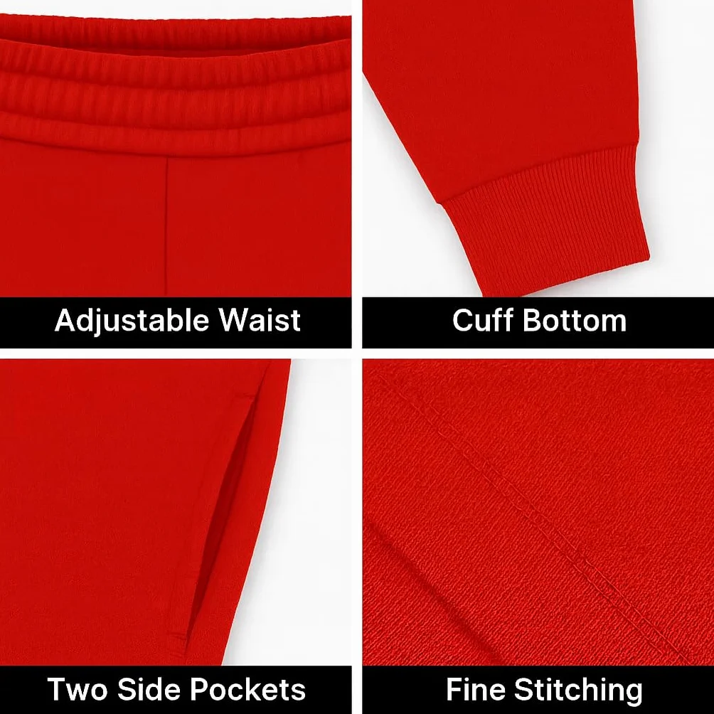 KHIM Pantalones deportivos unisex para niños y niñas