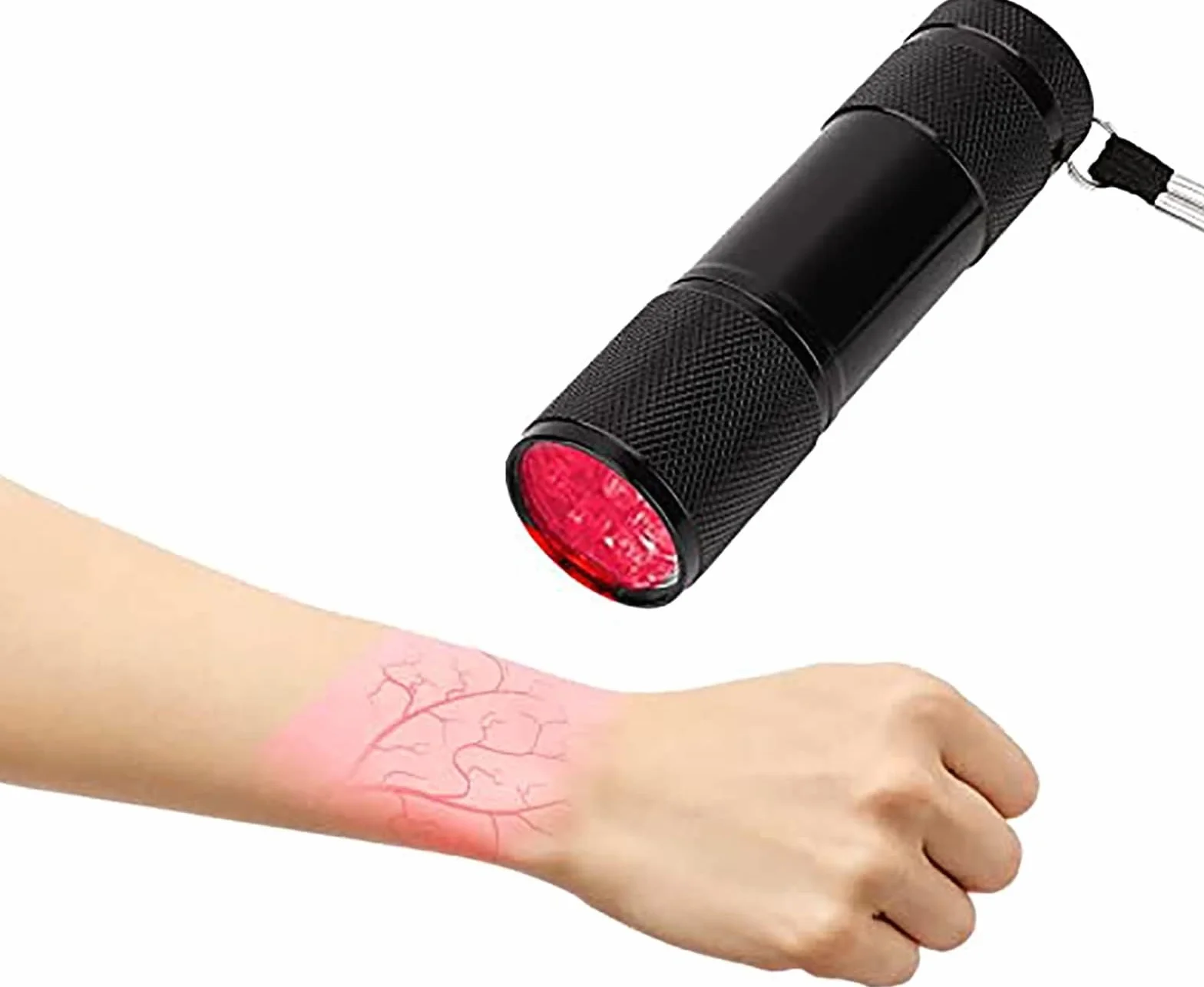 Localizador de venas portátil LED, visualizador vascular, detector de iluminación de venas