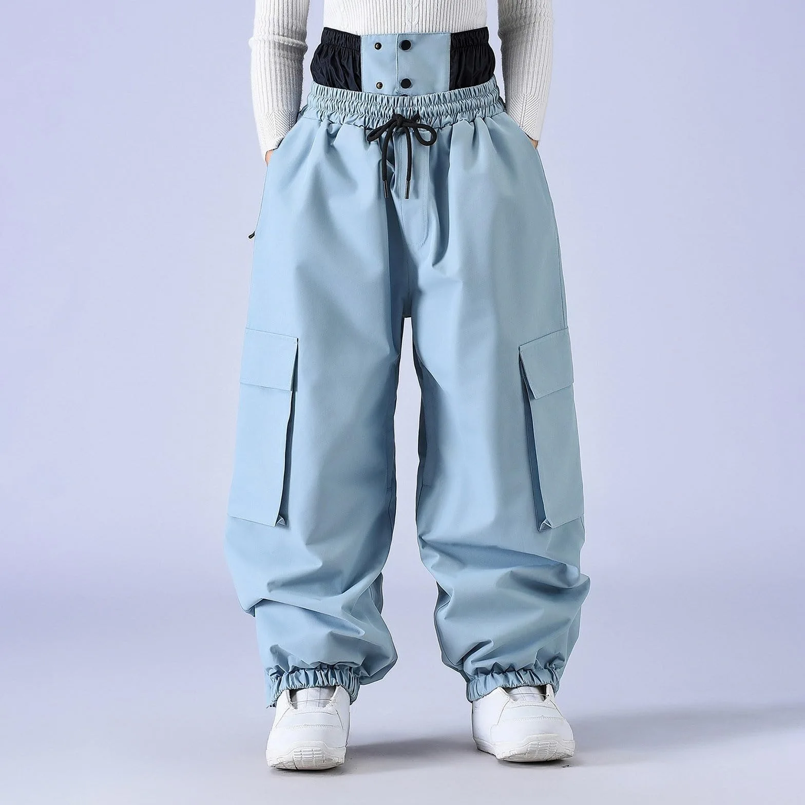 Generisch Pantalones de snowboard, pantalones de esquí de invierno, resistentes al viento, pantalones cargo aislados para actividades al aire libre en climas fríos y montañismo, senderismo y trekking