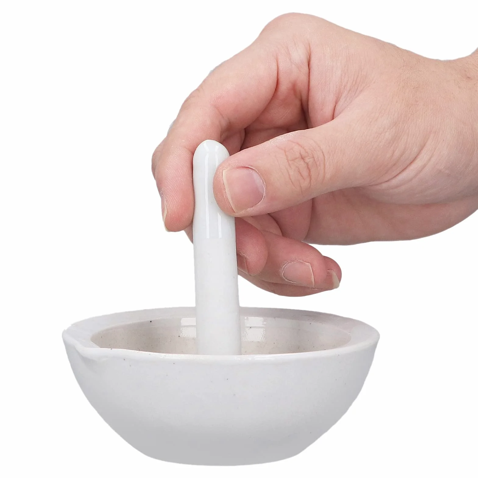 Tyenaza Juego De 5 Morteros De Cerámica 100 Ml Resistentes Al Calor Químico Suministros De Laboratorio Científico
