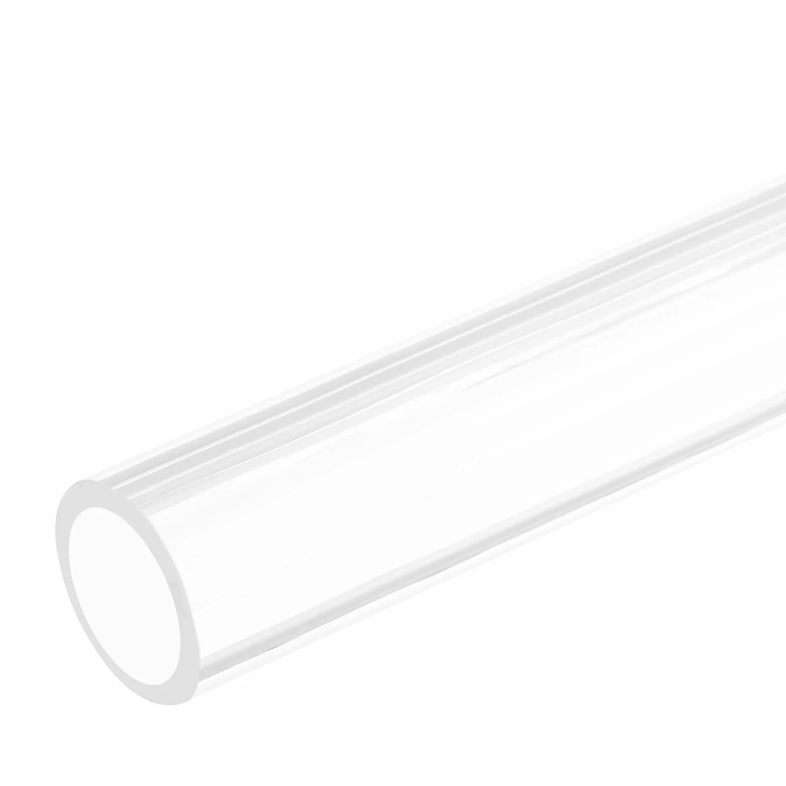 Tubo acrílico redondo transparente 17 mm DI 21 mm DE 350 mm para lámparas