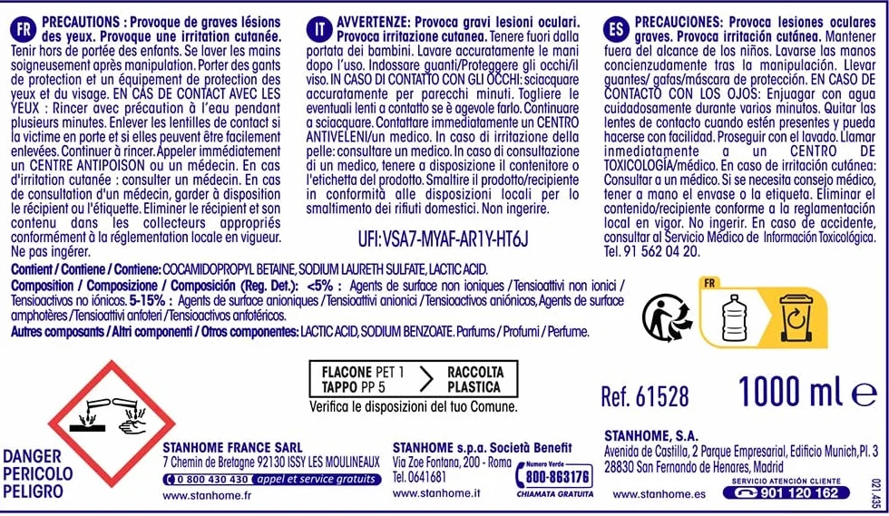STANHOME ORIGINAL PACK 12 BOTELLAS DEGREASER 1 LITRO