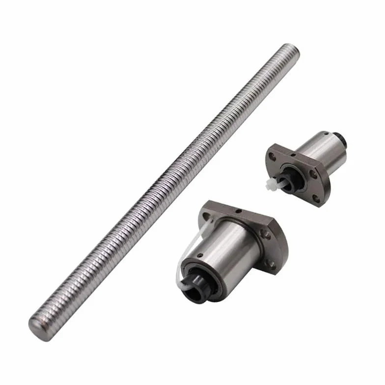 Tornillo de bola precisión 16 mm SFU1610 650 mm máquina herramienta CNC