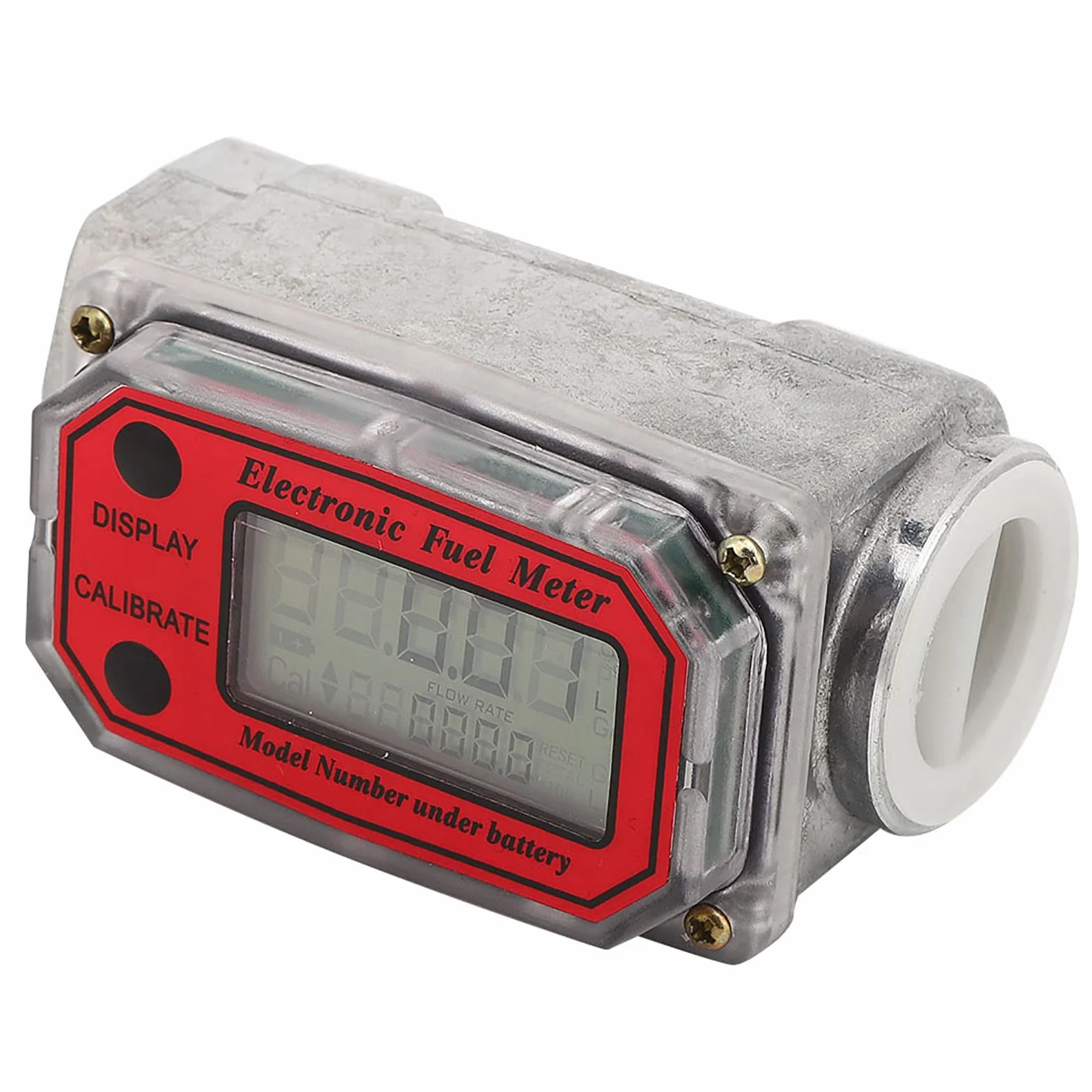 Medidor De Flujo Digital De Turbina Diesel 10-200L 1 Npt Llw-25