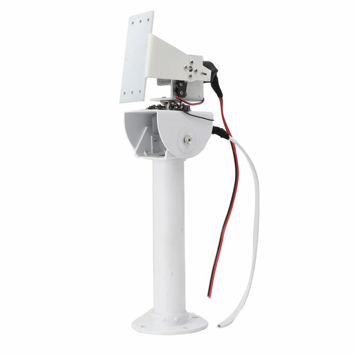 Bricolaje 30 W Dos ejes giratorio Cardán Solar Tracking Robot vigilancia alto par motor engranaje helicoidal