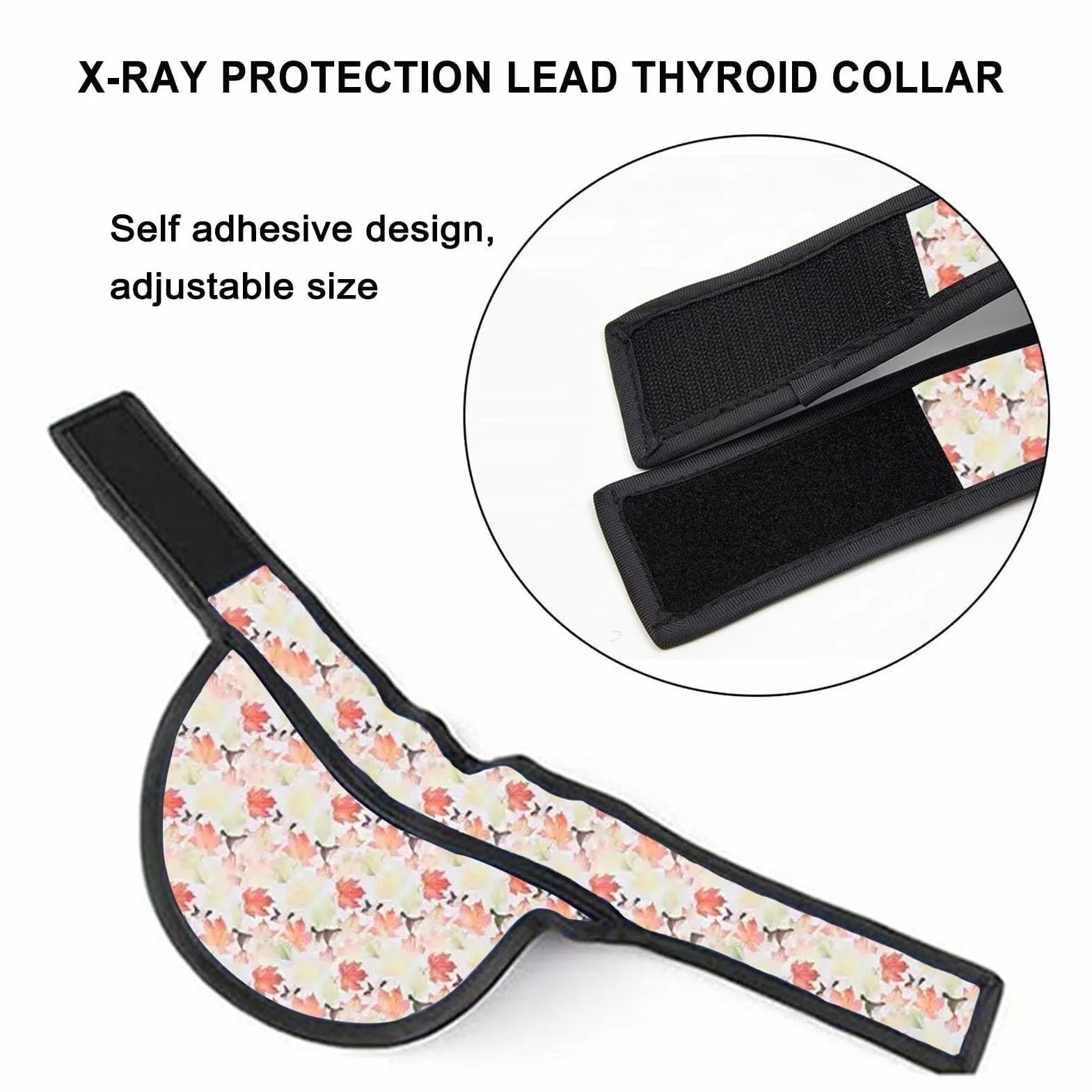 Delantal de plomo con collar tiroideo 0.5mmpb Protección radiológica rayos X CT MRI