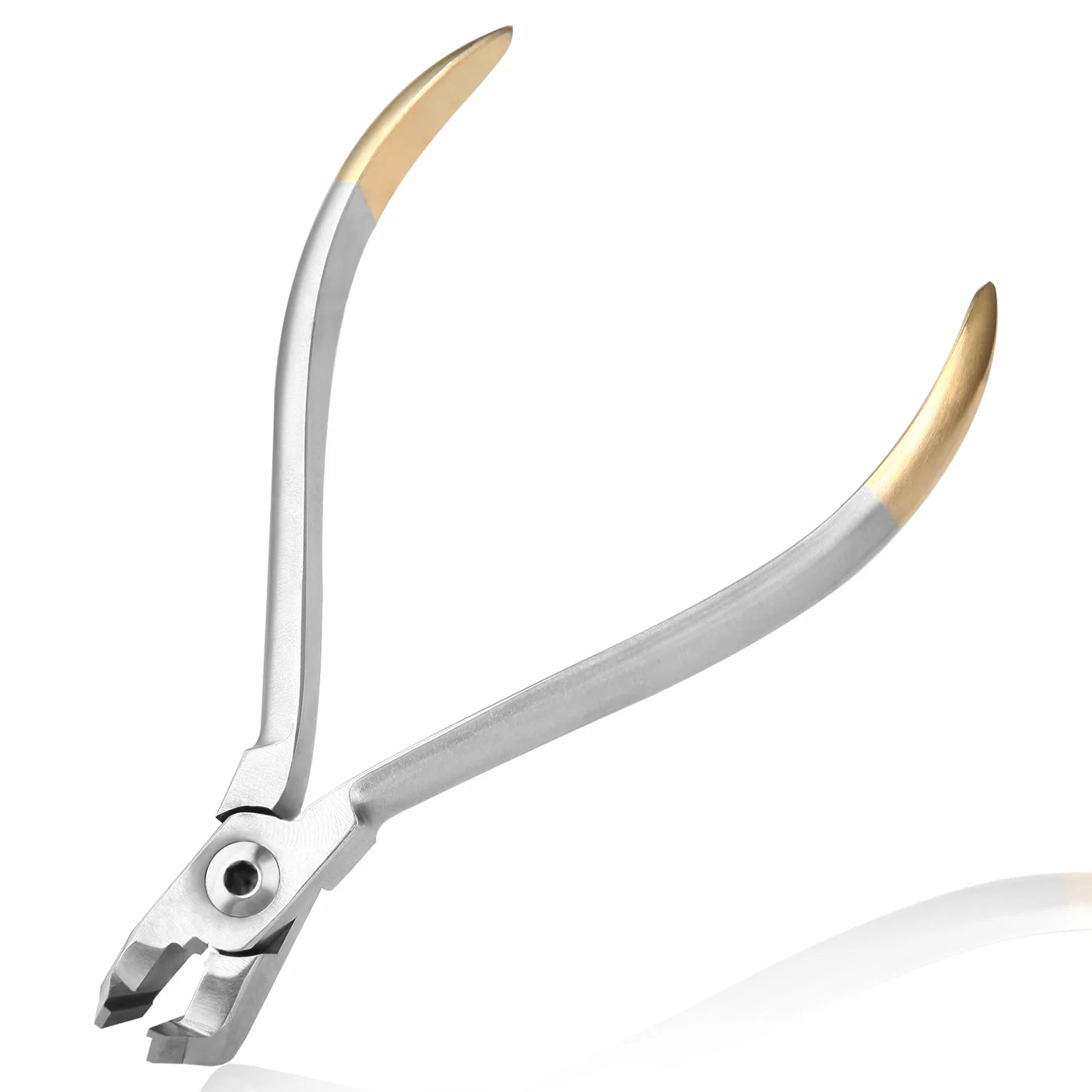 LEONTOOL Alicate cortaalambres duro con punta doblada acero inoxidable