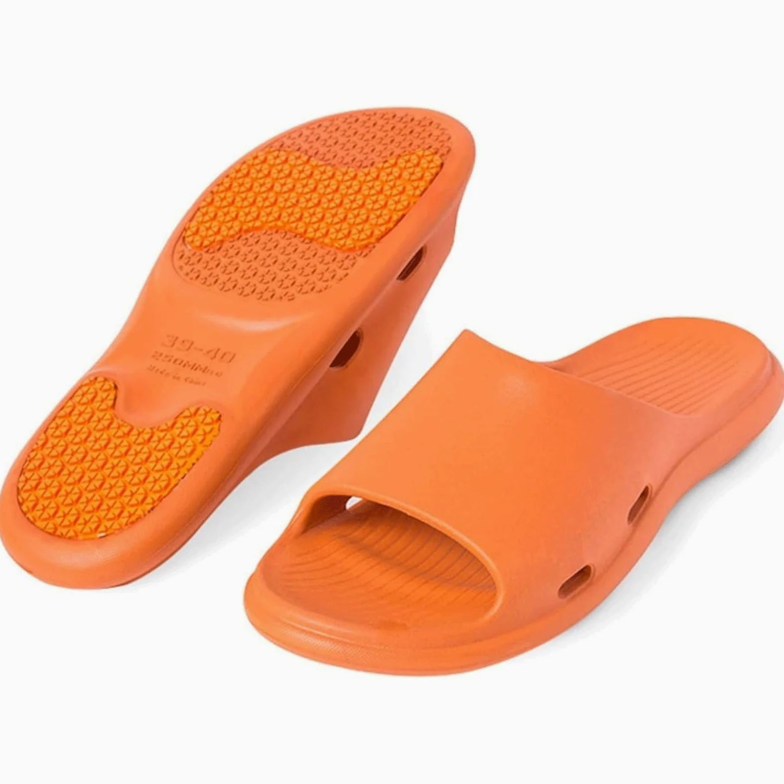 Pantuflas de Baño Zapatilla de Ducha de diseño Antideslizante para Mujeres Embarazadas y Ancianos, Zapatilla para baño, Zapatillas usables para Exteriores, Sandalias de Ducha Ultraliviano