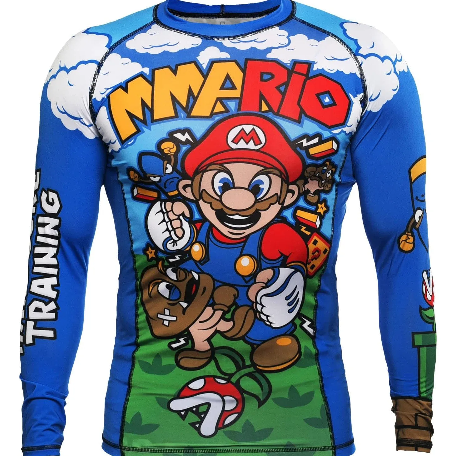 Męski Rashguard BJJ MMA No Gi Kompresja Trening
