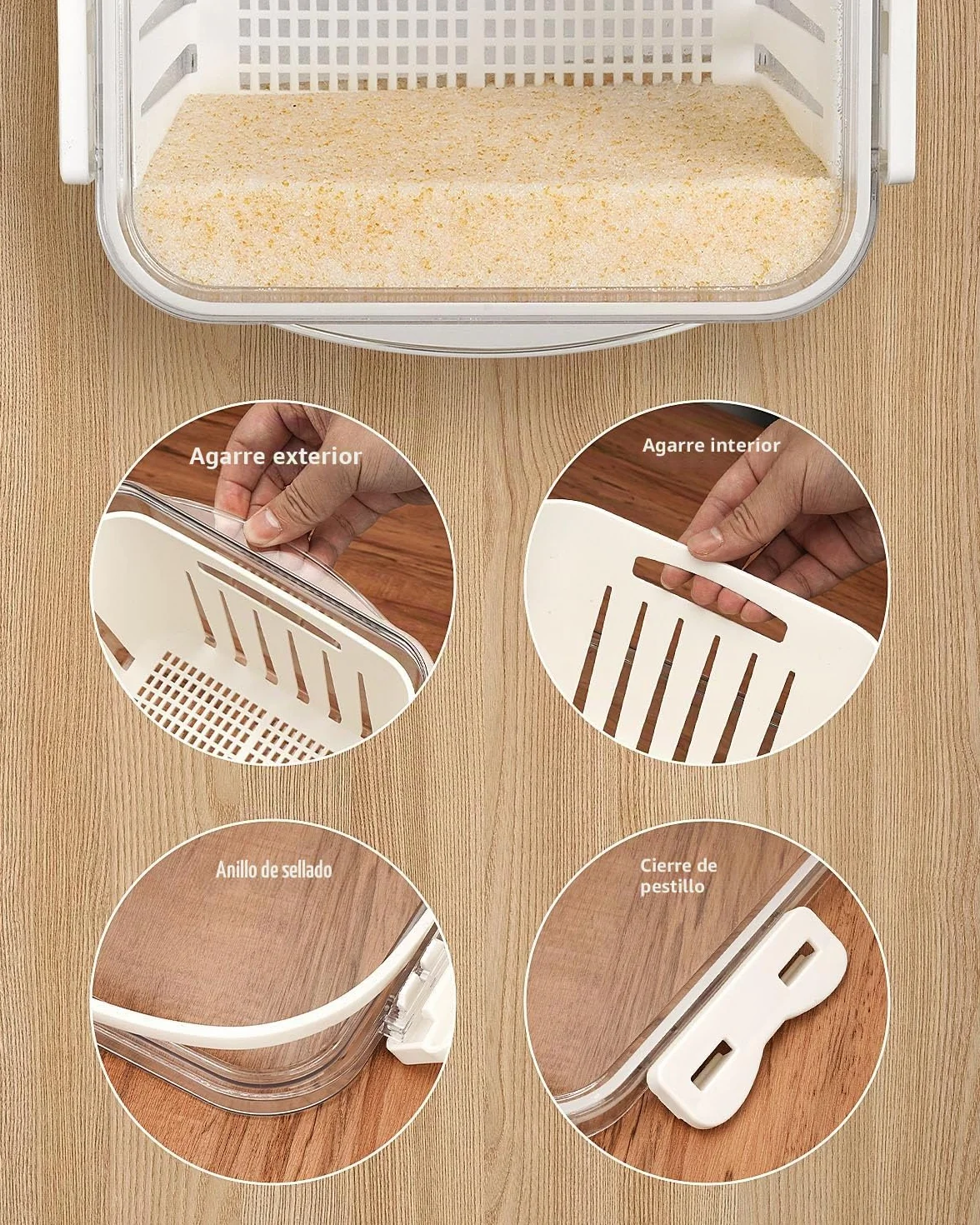 Wisedry Recipiente de Gel de Sílice para Secar Flores, Recupera Flores Secas, Caja con Alfombrilla y Bolígrafo