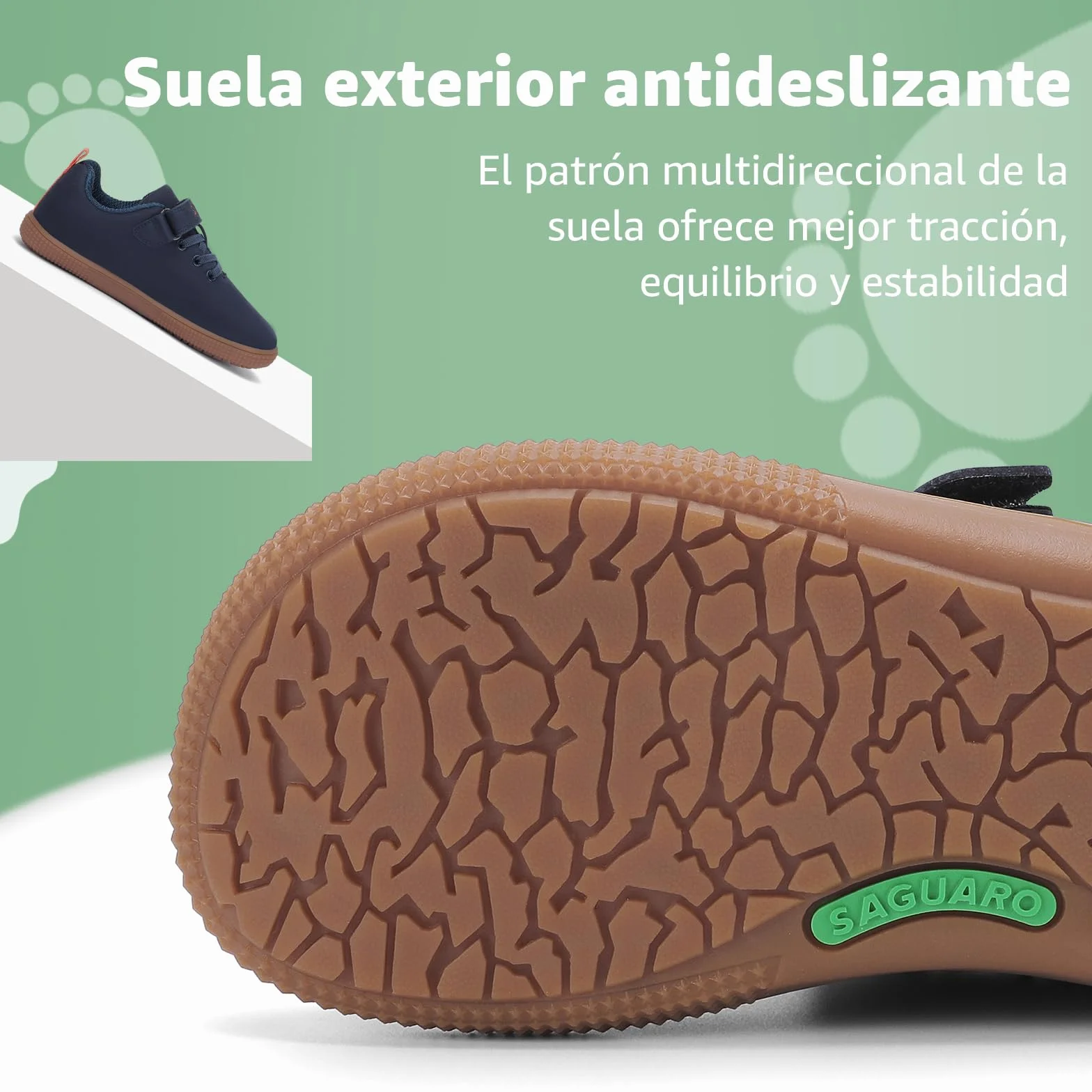 SAGUARO Zapatillas Deporte para Niños Niñas Barefoot Sneakers Ligeras Flexibles con Wide Toe Box, 25-36 EU