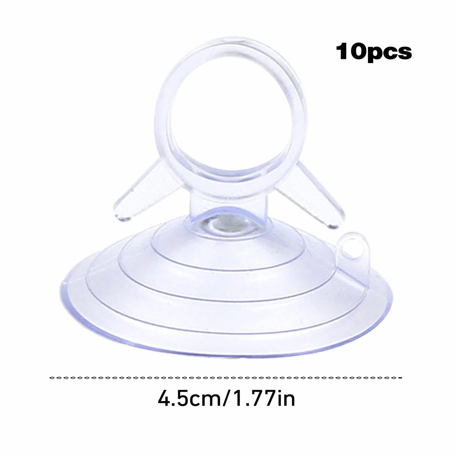 Ventosas Transparentes con Trabillas Protector Solar para Parabrisas Coche Resistente Baño Cocina Ventanas