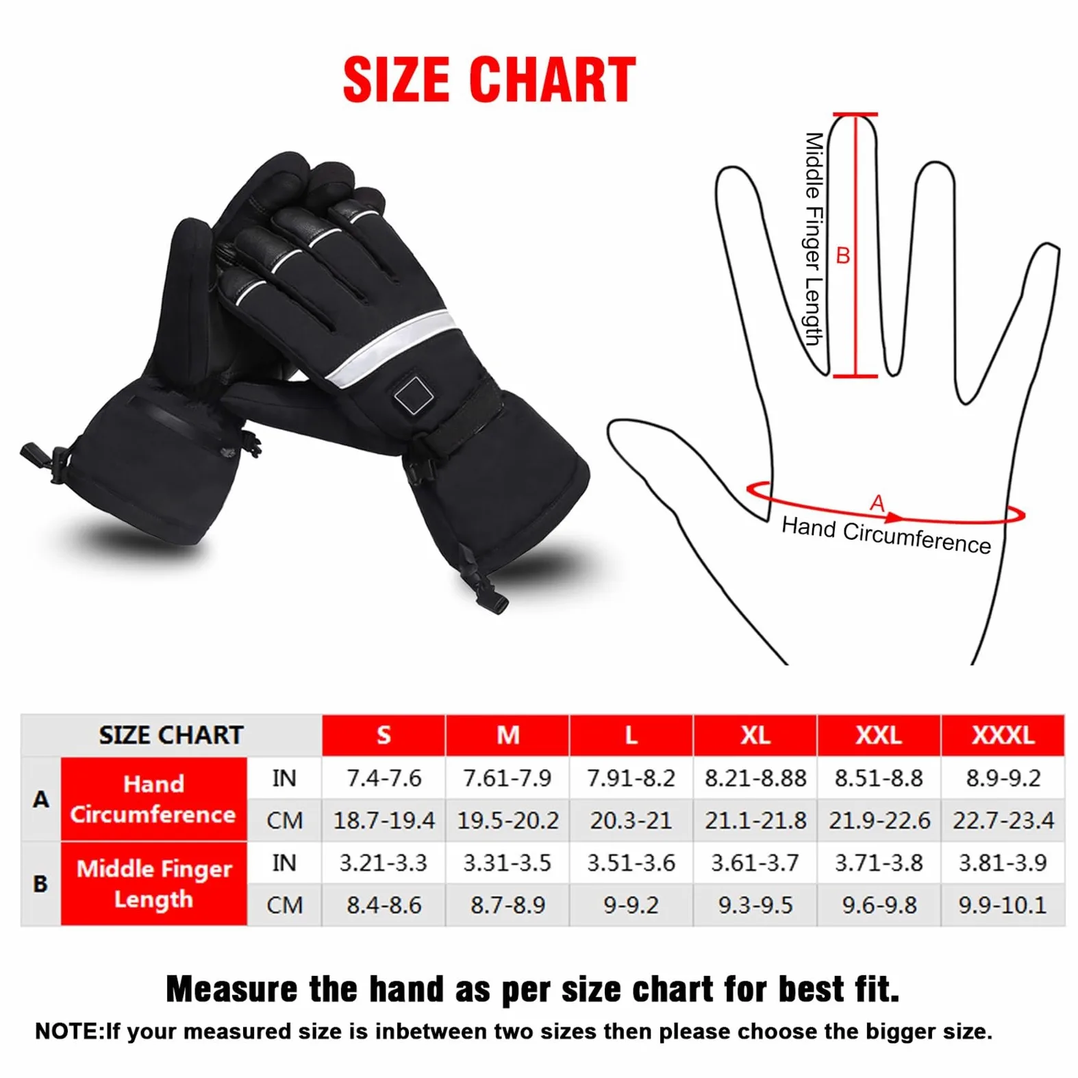 Guantes térmicos para hombre, diseño resistente al viento, impermeables, con pantalla táctil, funcionan con pilas, perfectos para actividades al aire libre de invierno, esquí, ciclismo y mucho más